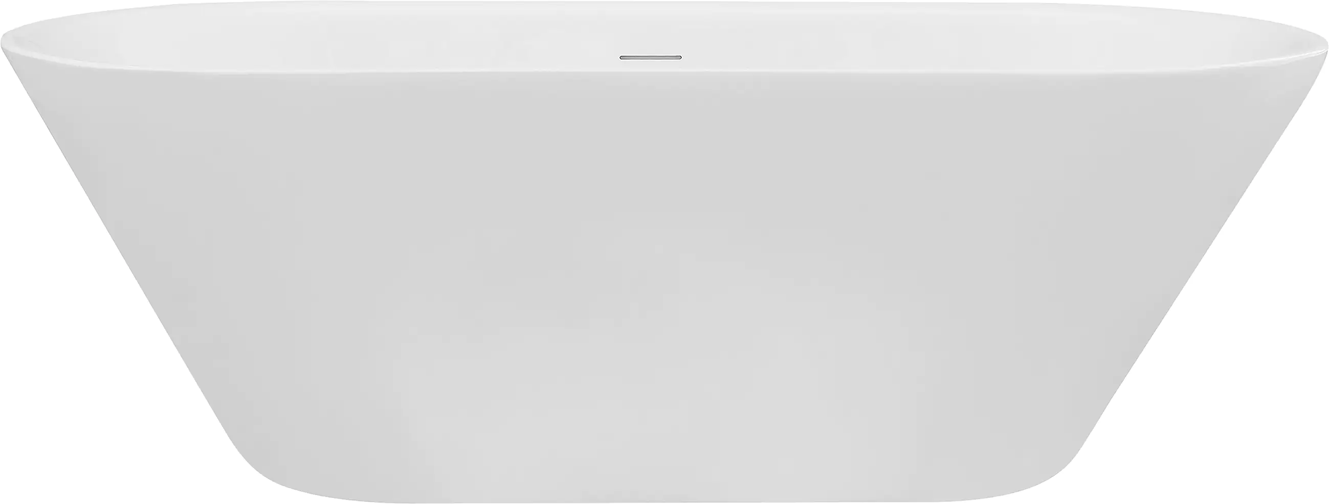 Ottofond Freistehende Badewanne Eko 150x75x43 cm weiß