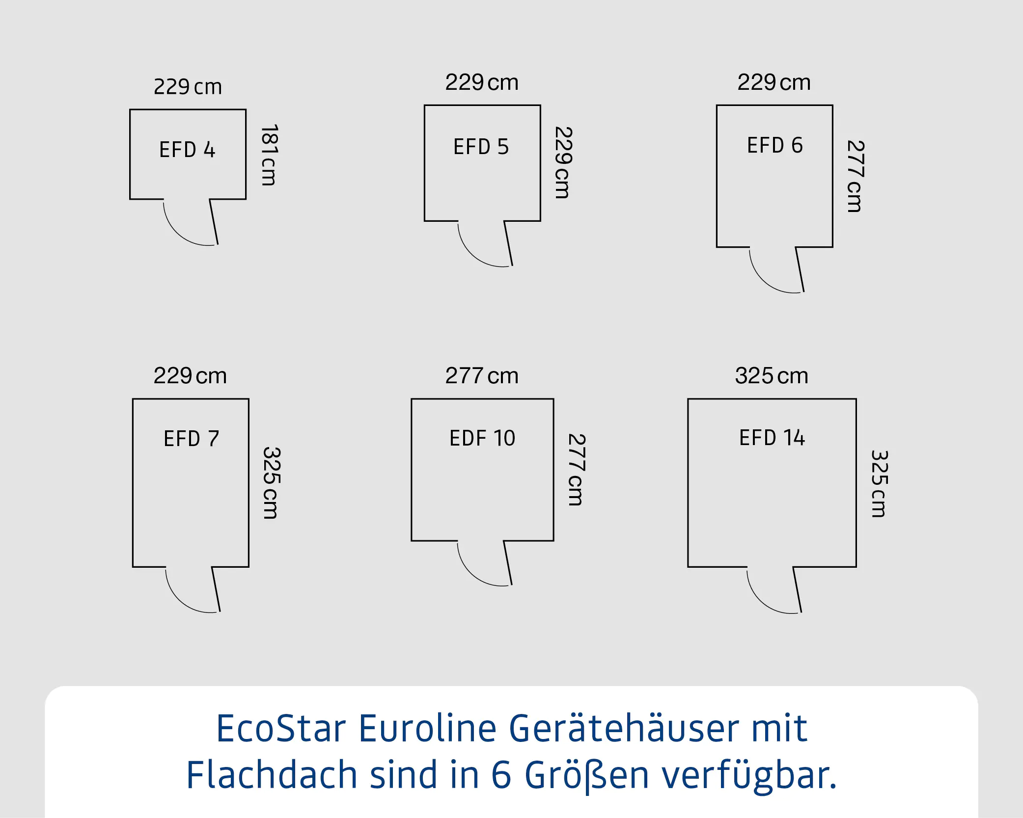 EcoStar Metallgerätehaus Euroline EFD7 LB anthrazit 214 x 310 cm 2-flg. EcoStar Metallgerätehaus Euroline EFD7 LB anthrazit 214 x 310 cm 2-flg.