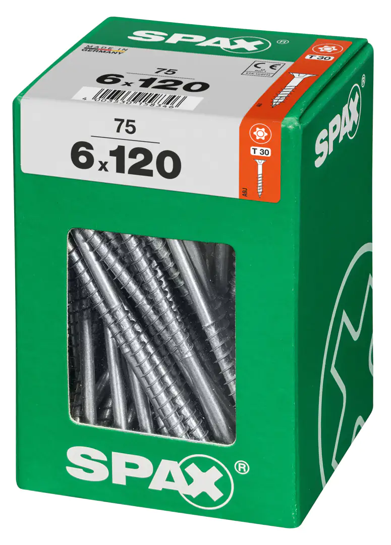 Spax Universalschrauben 6.0 x 120 mm TX 30 - 75 Stk.