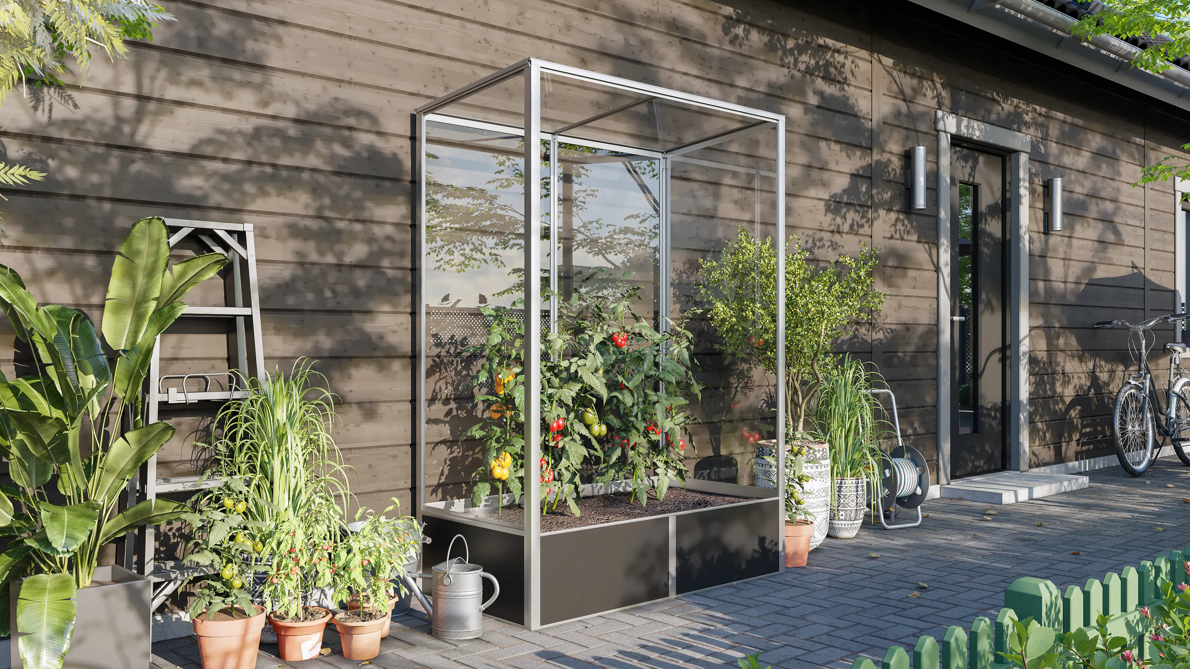 Vitavia Tomatenhaus Napoli 900 ESG alu 131 x 68 cm