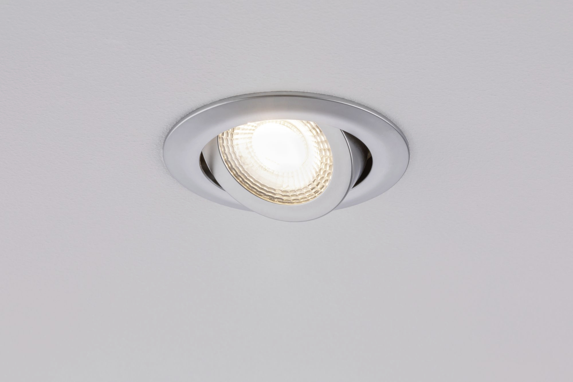 Paulmann LED Einbauleuchte 3er-Set chrom schwenkbar