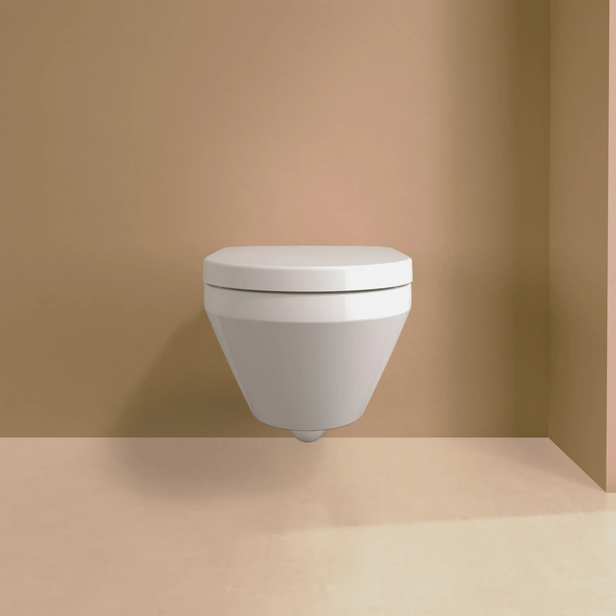 Villeroy & Boch Wand Tiefspül WC Targa Pure Twist spülrandlos inkl. WC-Sitz