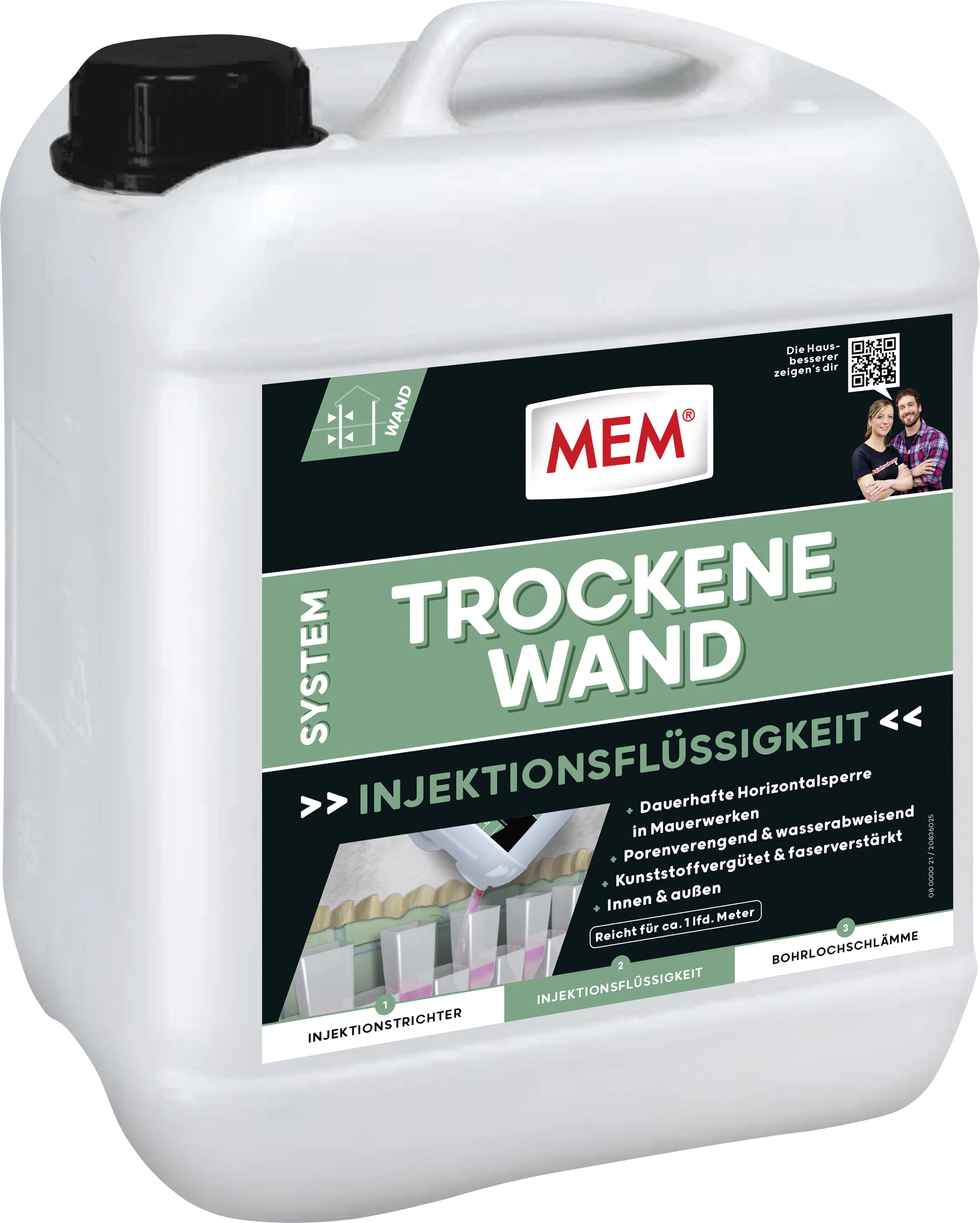 MEM Trockene Wand Injektionsflüssigkeit 5 l