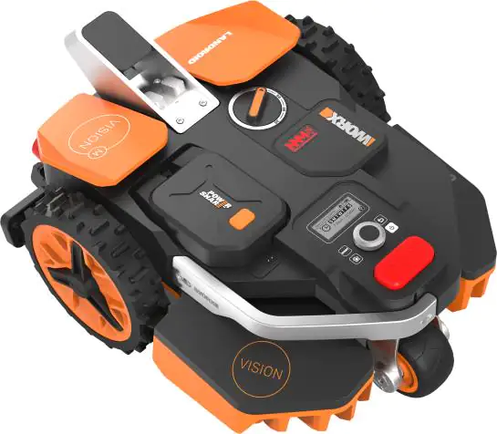 Worx Mähroboter Vision M800 19 cm . Akku und Garage
