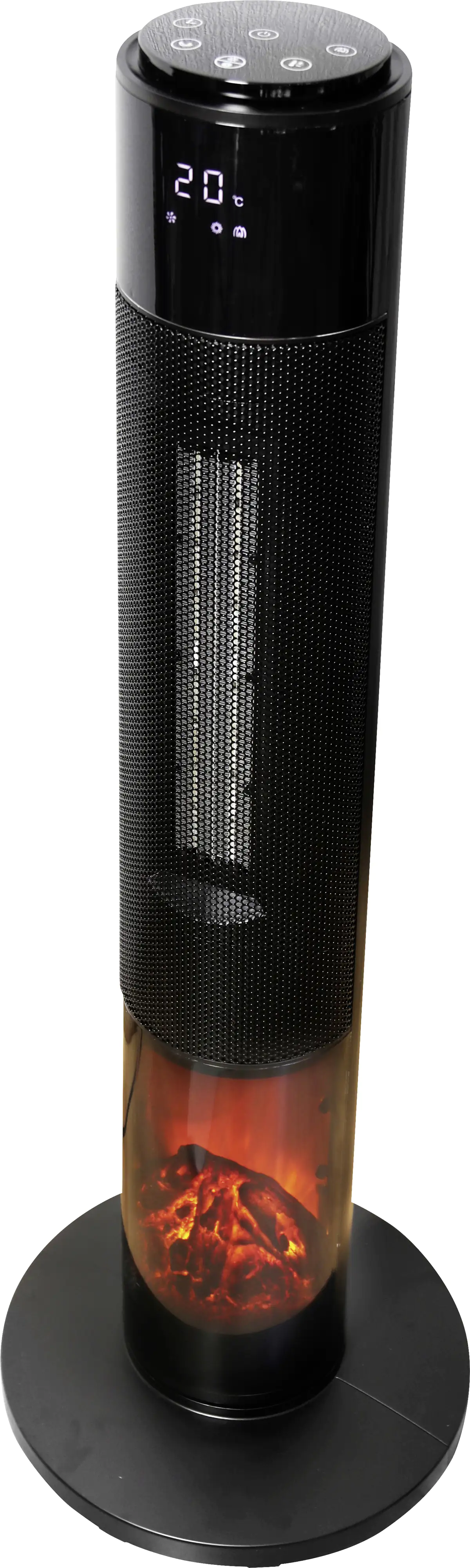 Rowi Keramik-Turmheizlüfter HKT 2000/2/1 ODF Flame mit Flammeneffekt