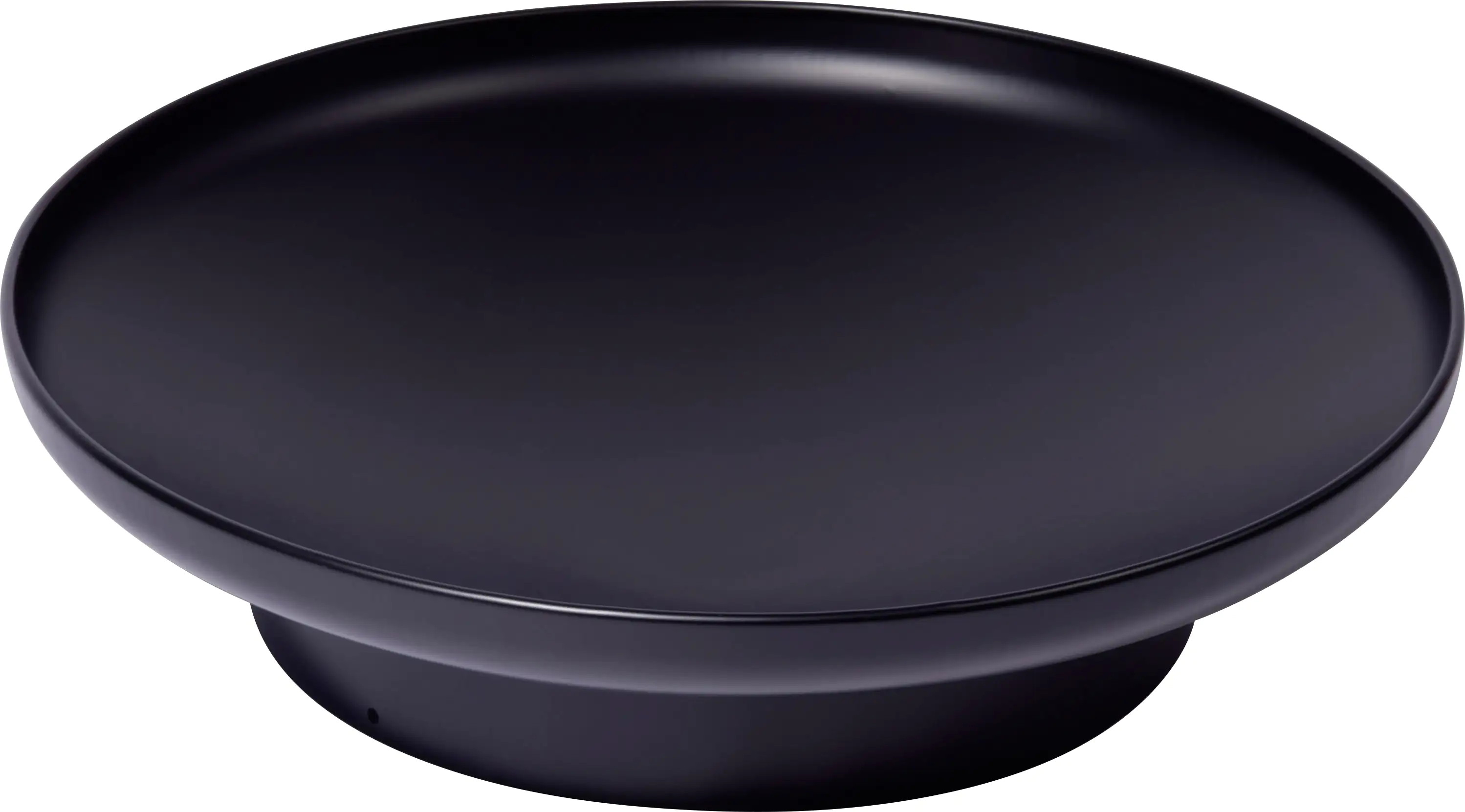 Dobar Feuerschale "Malmö" mit Sockel schwarz 59 x 59 x 14 cm