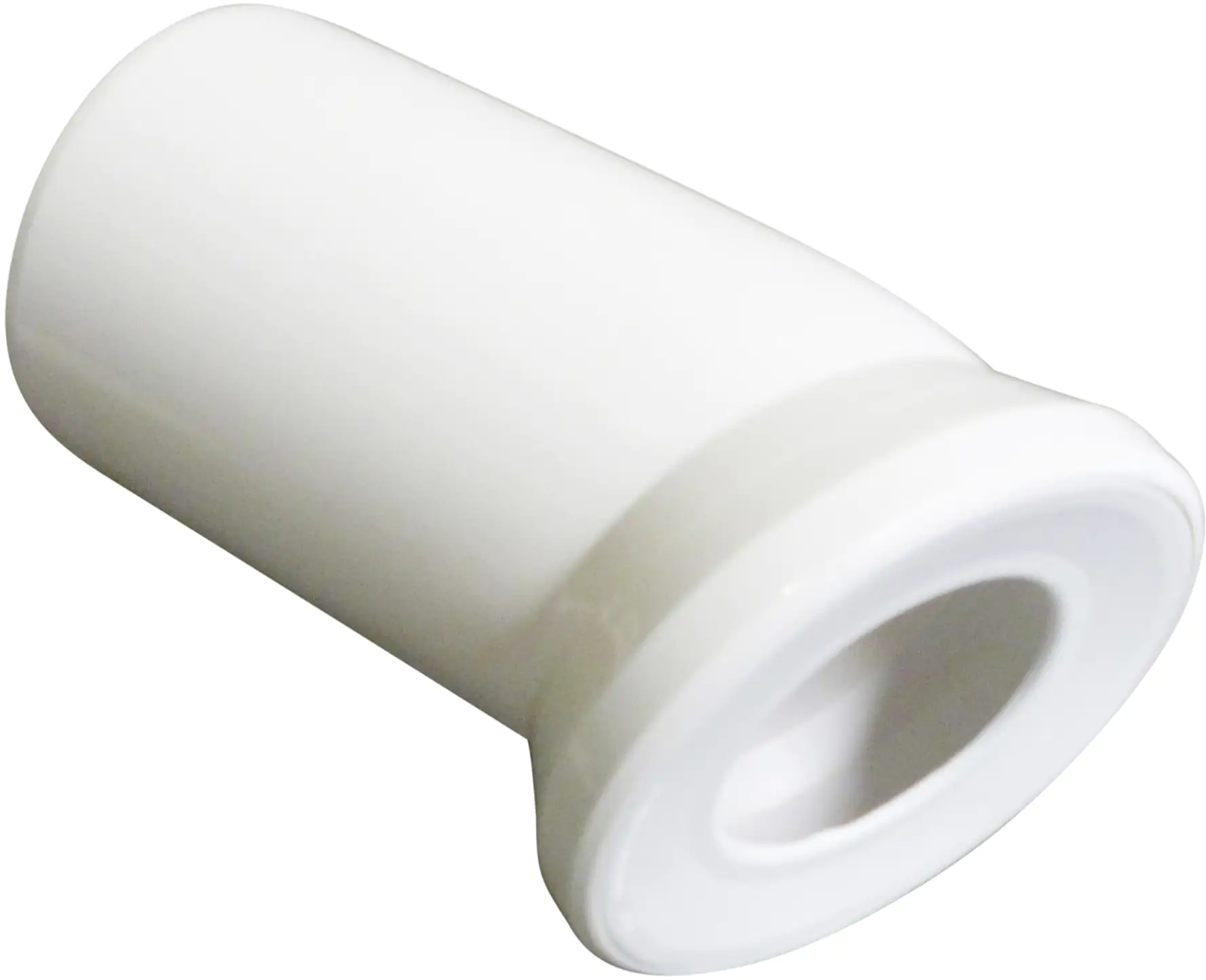 Wisa WC-Anschlussbogen Uni 22° weiß, 15 cm