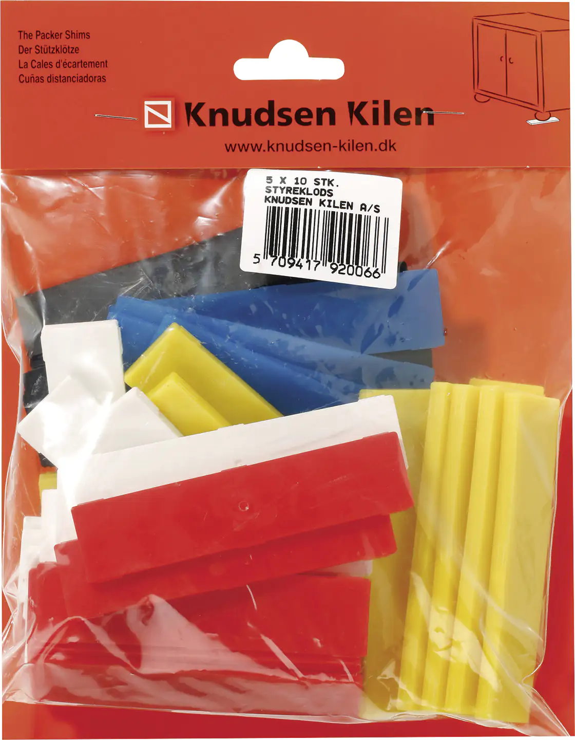 5709417920066_1767450 Primo Distanzklotz sortiert 1-5 mm Höhe