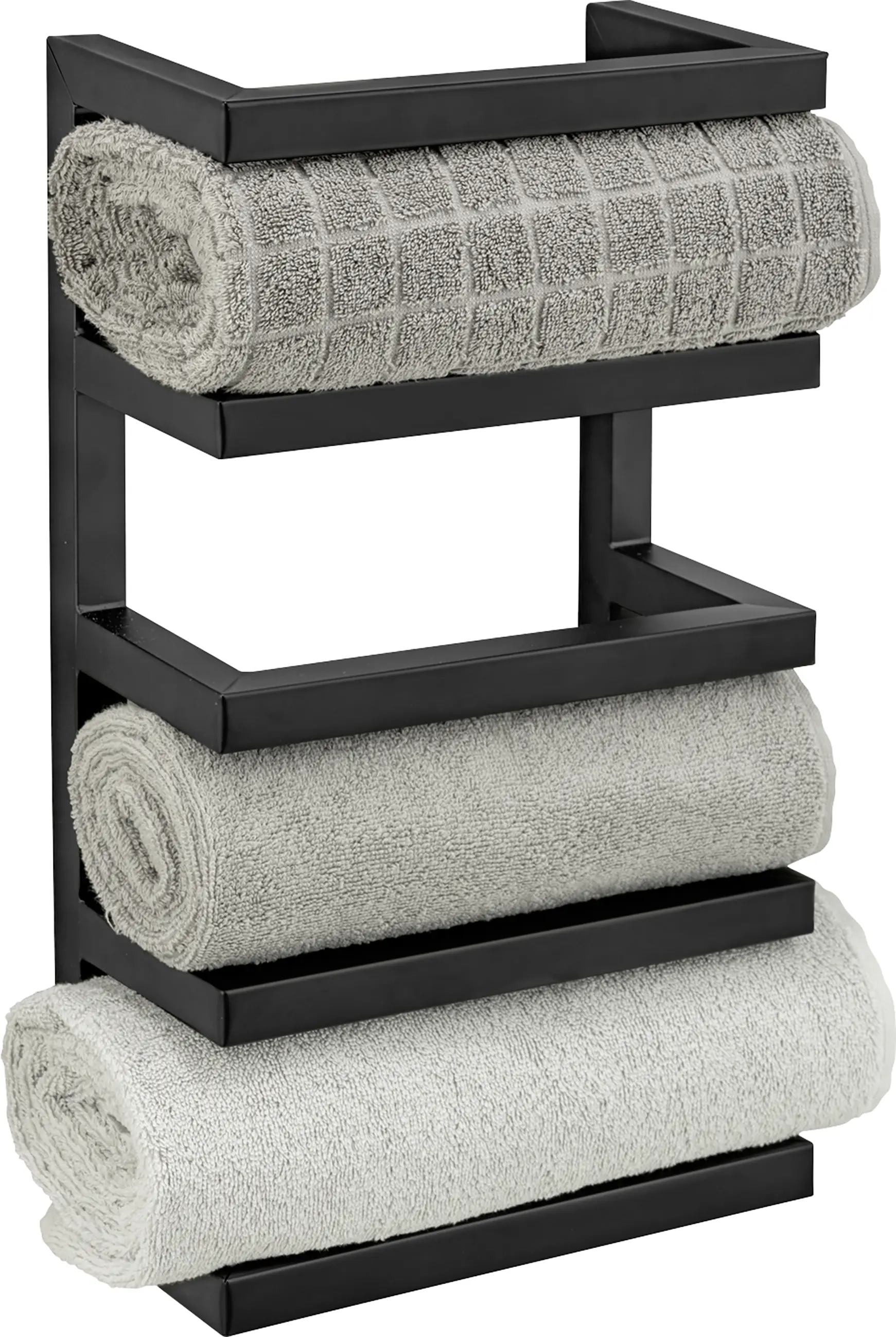 Wenko Wandregal Fondiro Stahl schwarz