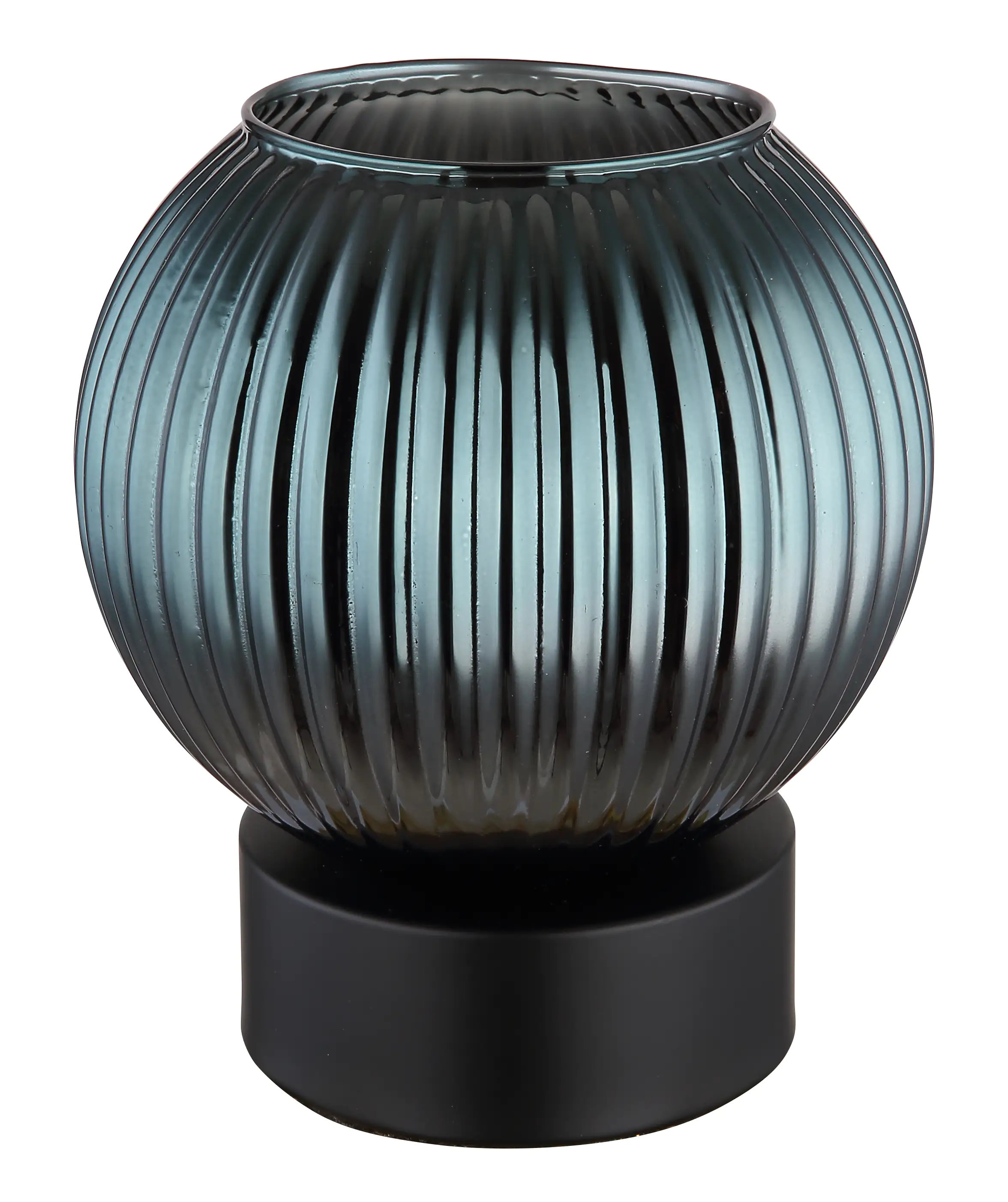 Globo Tischleuchte Zumba schwarz petrol 17 x 15 cm E27 Globo Tischleuchte Zumba schwarz petrol 17 x 15 cm E27