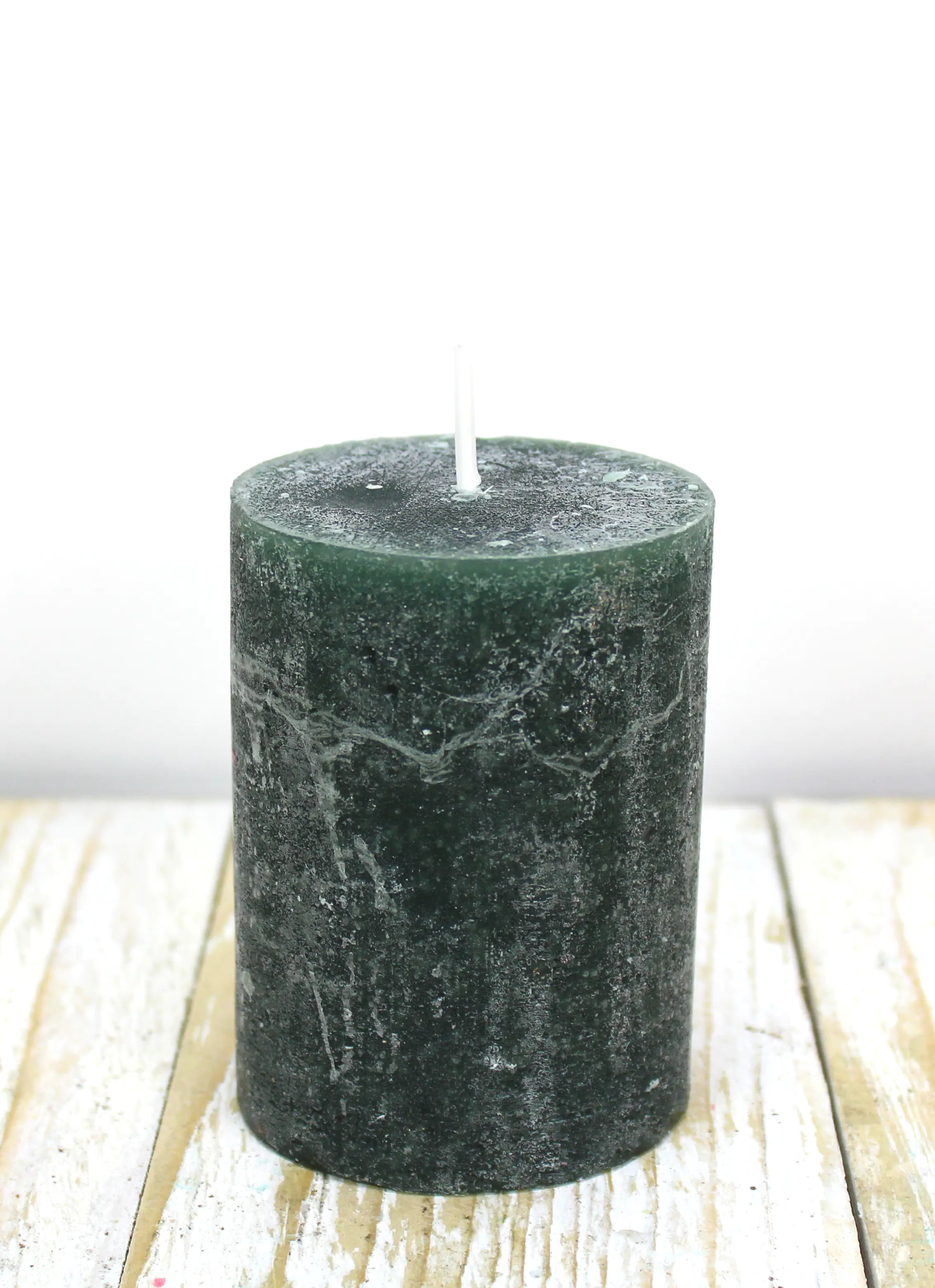 House of Rustic Kerze waldgrün Ø 6,8 x 9 cm