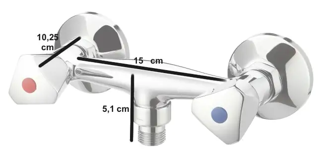 TrendLine Duscharmatur Saarbrücken verchromt TrendLine Duscharmatur Saarbrücken verchromt