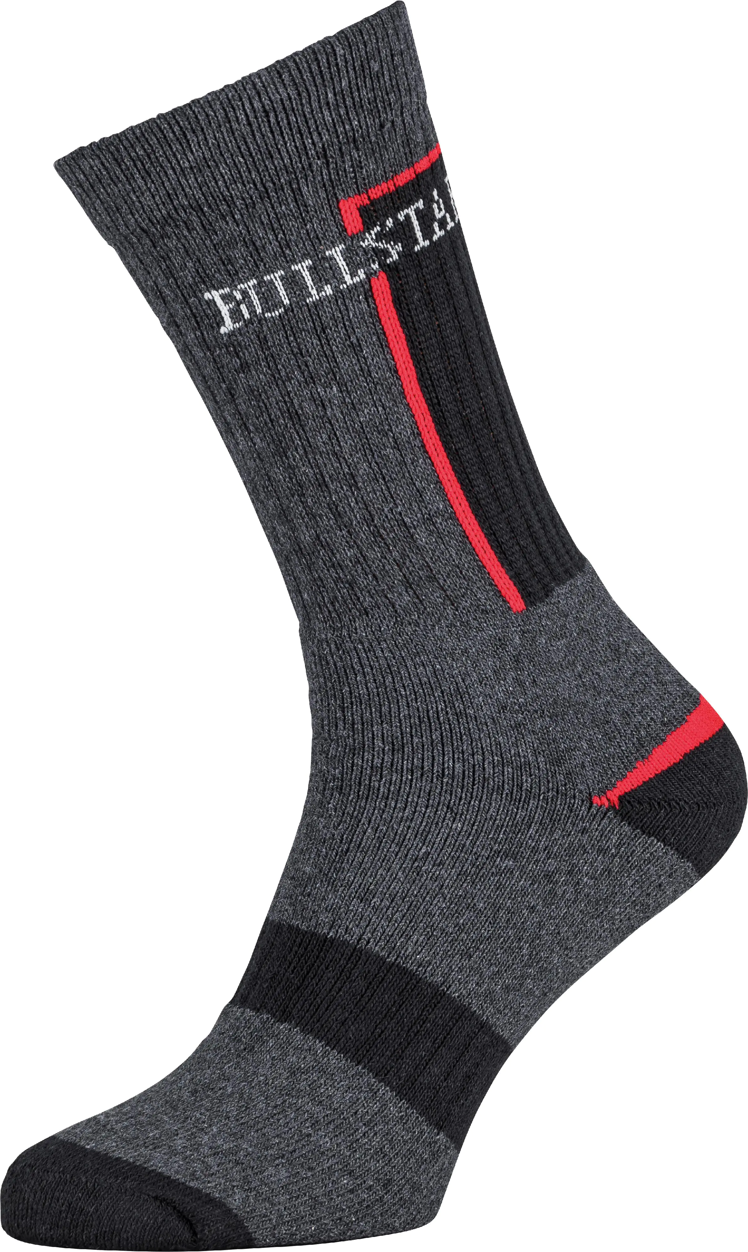 Bullstar Universalsocken Plus 2er Pack grau-rot