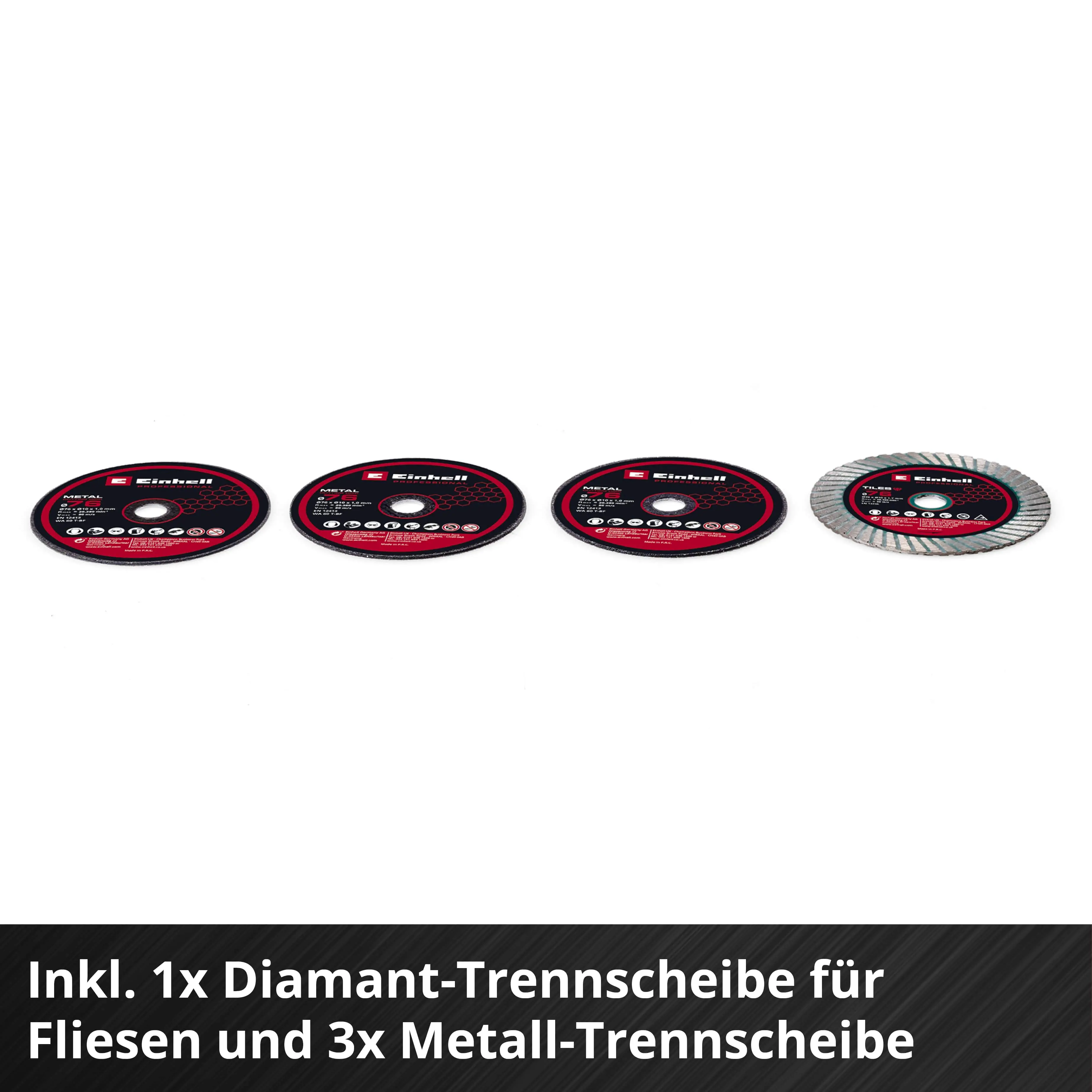 Einhell Professional Akku-Trennschleifer TP-CO 18/76-C Li BL Solo