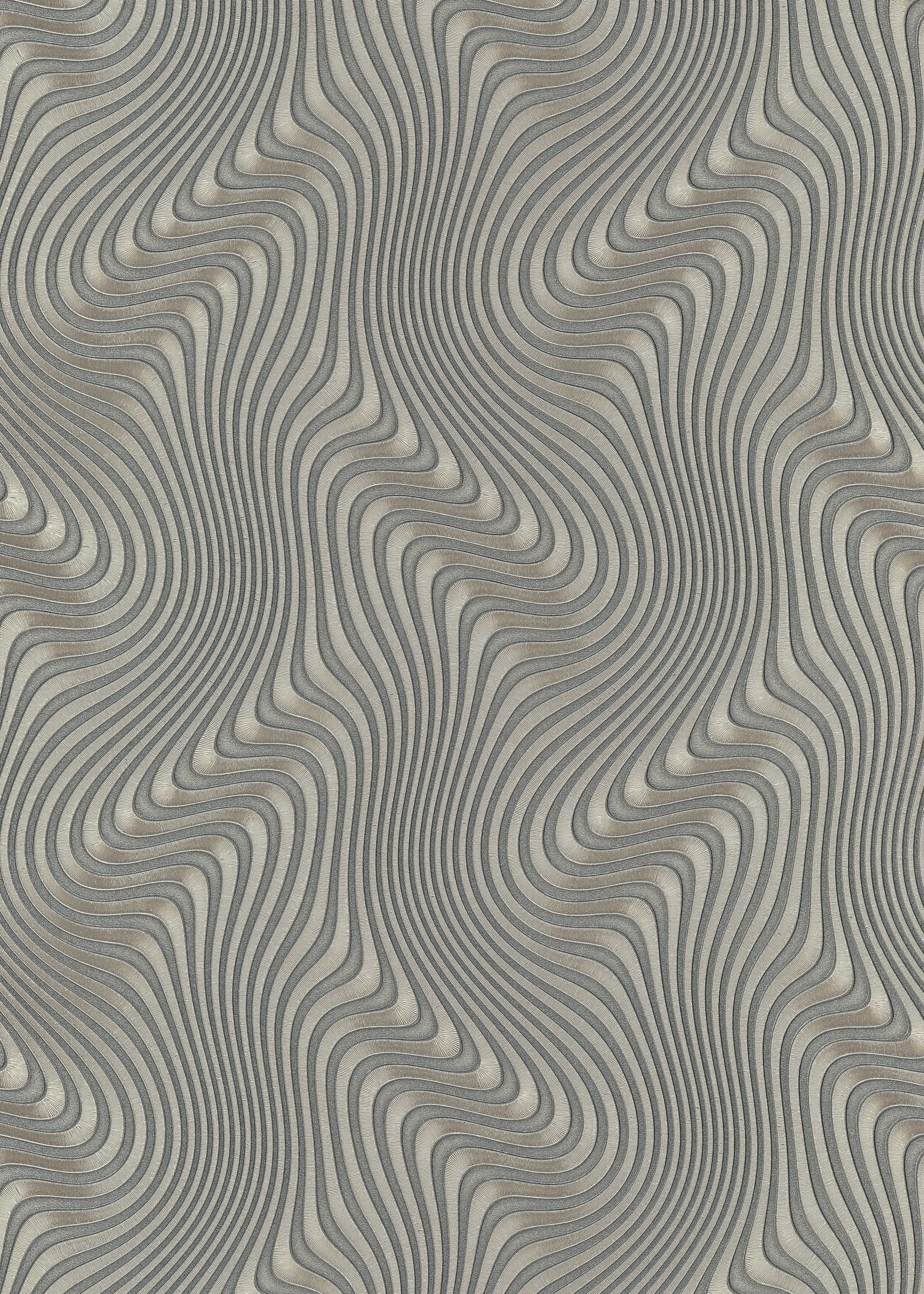 Guido Maria Kretschmer Vliestapete 10146-15 Fashion For Walls welle schwarz 10,05 x 0,53 m