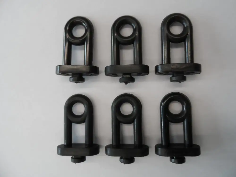 Alutec 6 Ringhaken klein schwarz