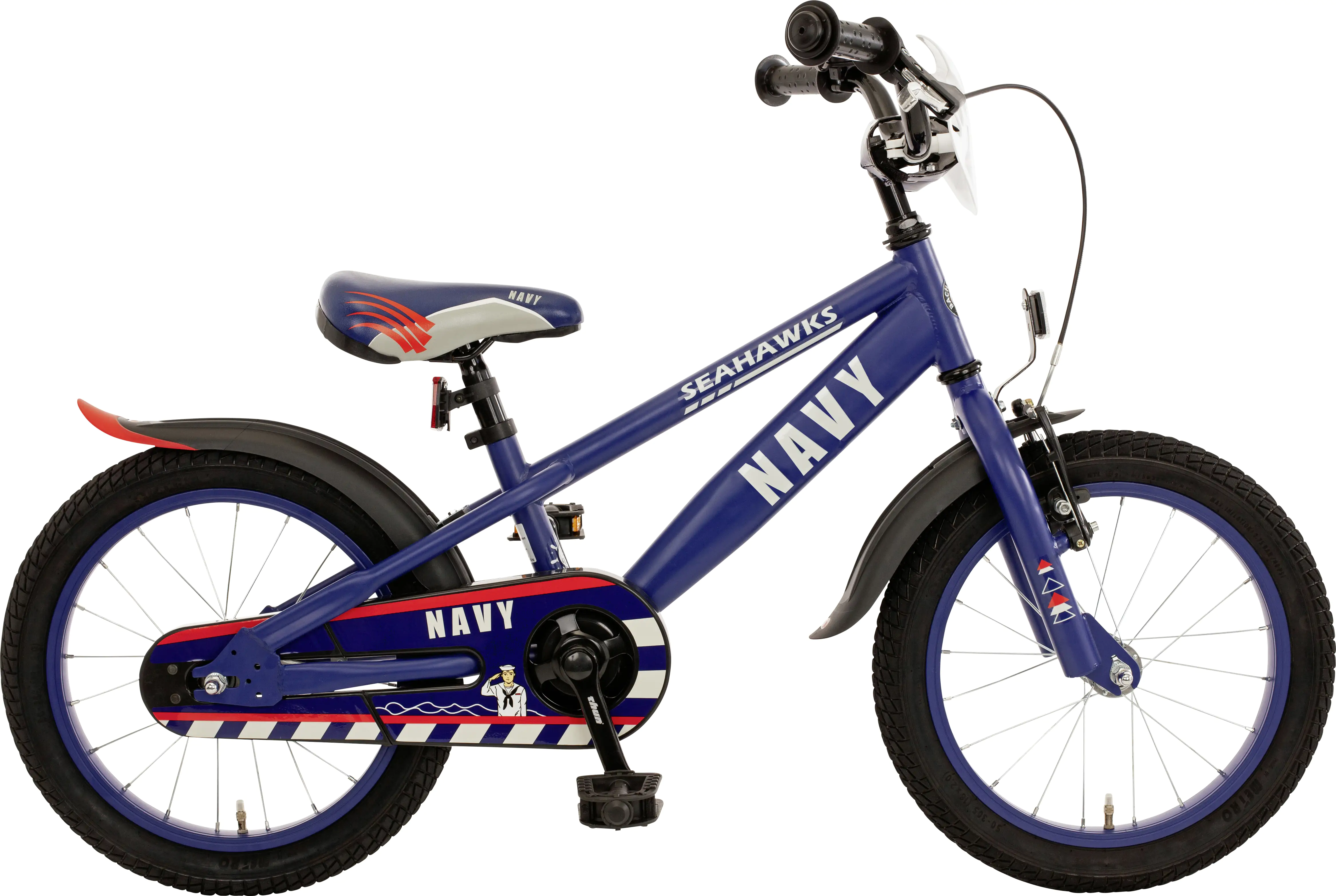 Bachtenkirch Kinderfahrrad Navy 16 Zoll marineblau matt mit Rücktritt