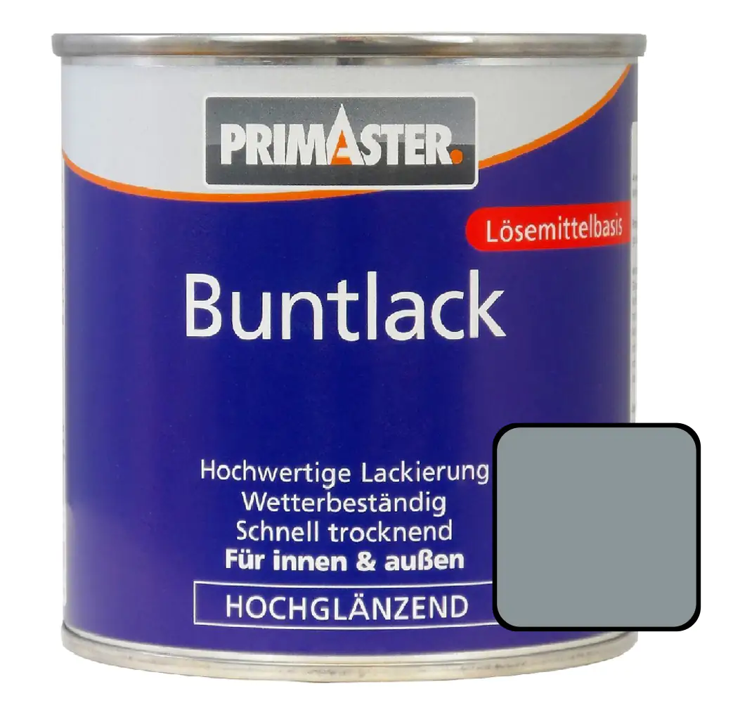 Primaster Buntlack RAL 7001 750 ml silbergrau hochglänzend