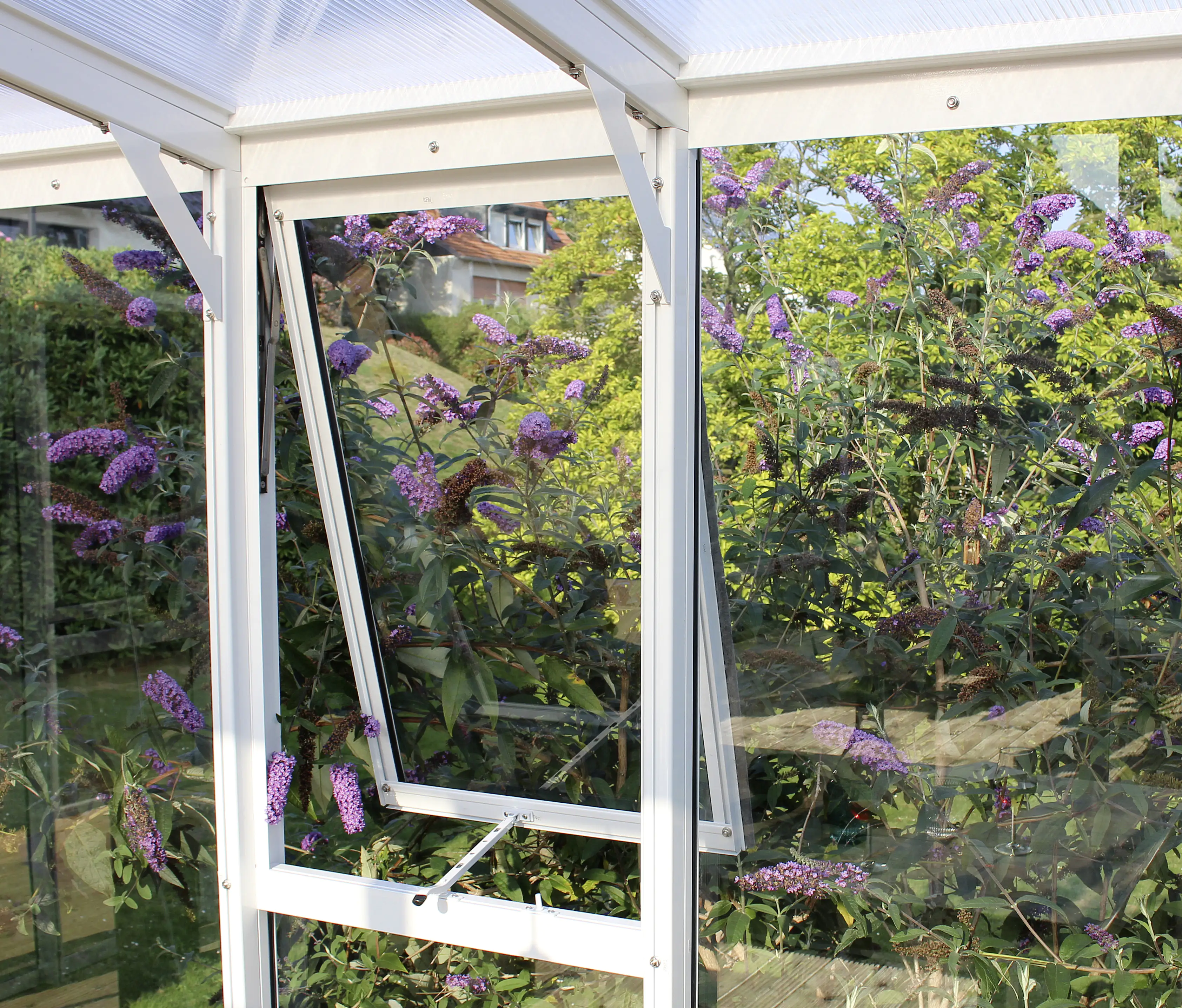 Vitavia Seitenfenster H zu Gewächshaus Helena Aphrodite weiß Vitavia Seitenfenster H zu Gewächshaus Helena Aphrodite weiß