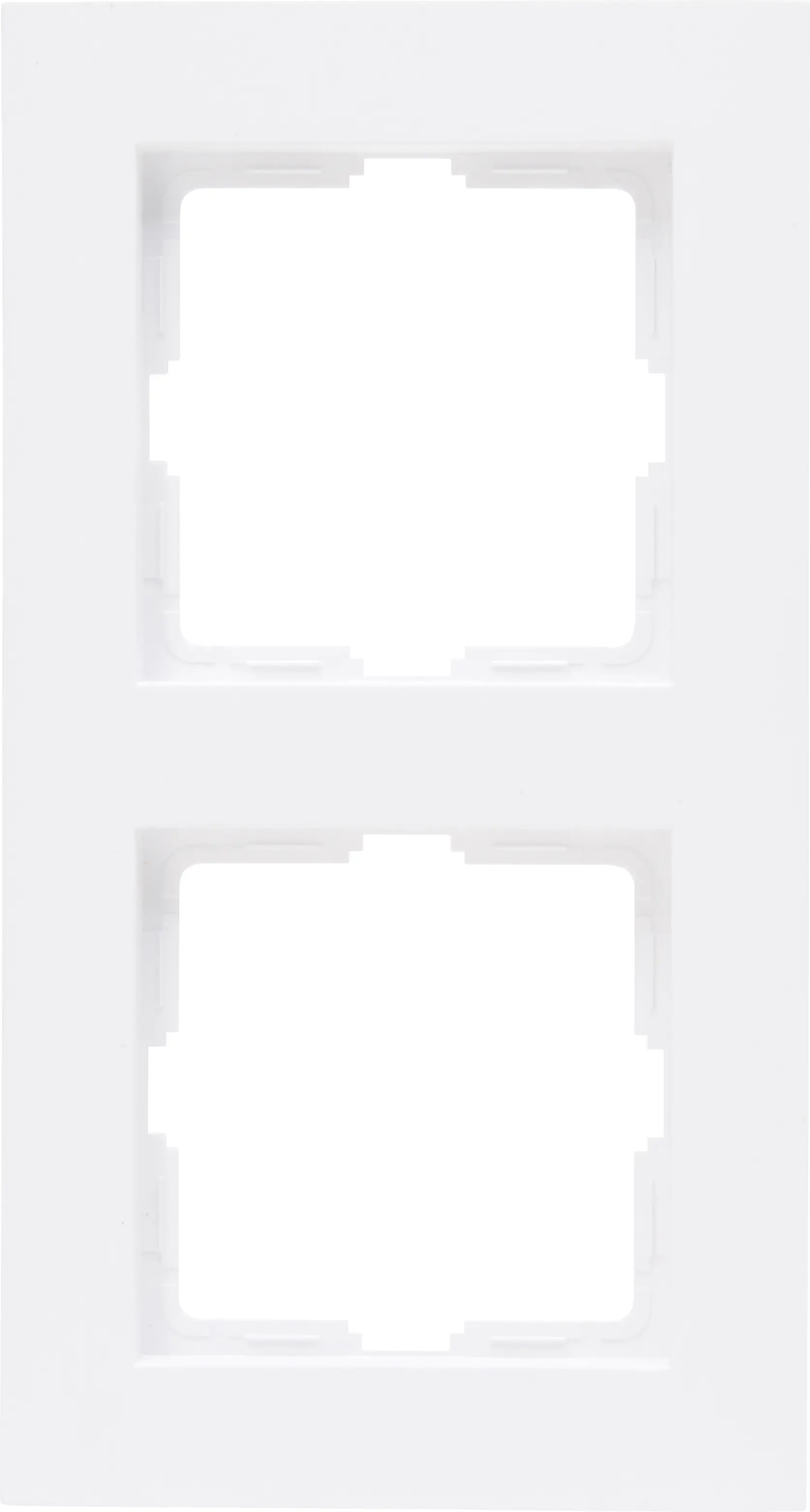 Kopp Abdeckrahmen 2-fach Athenis arktisweiß matt, 308550069