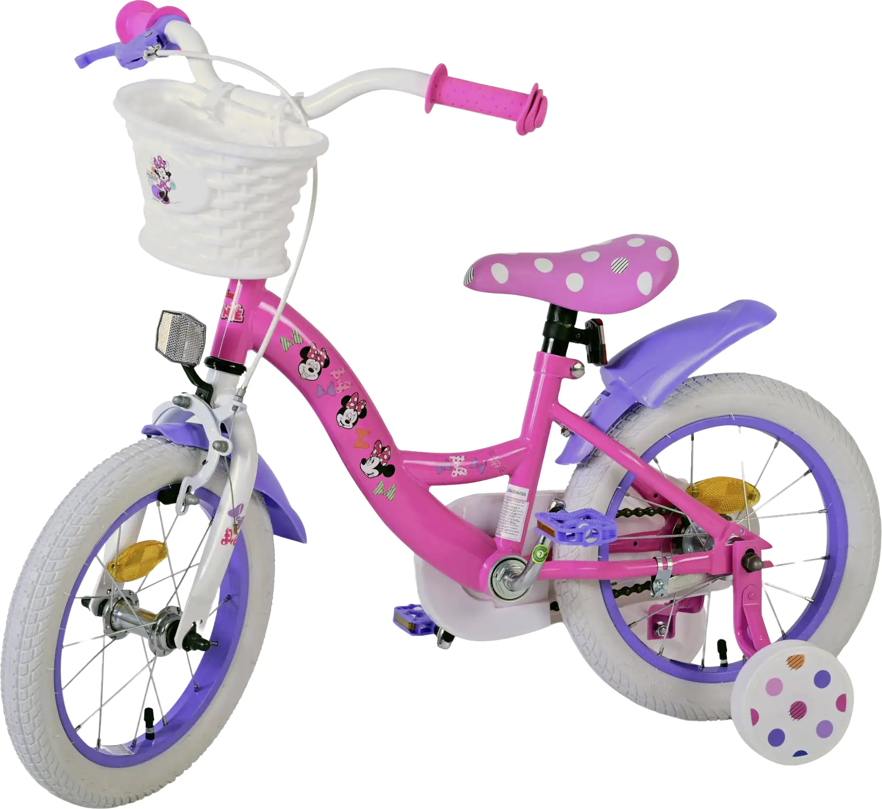 Disney Kinderfahrrad Minnie Cutest Ever 14 Zoll pink
