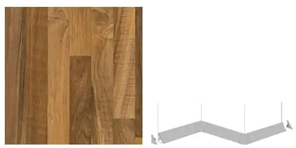 Getalit Endkappen Plus 35 x 25 x 15 mm, Butcherblock-Optik