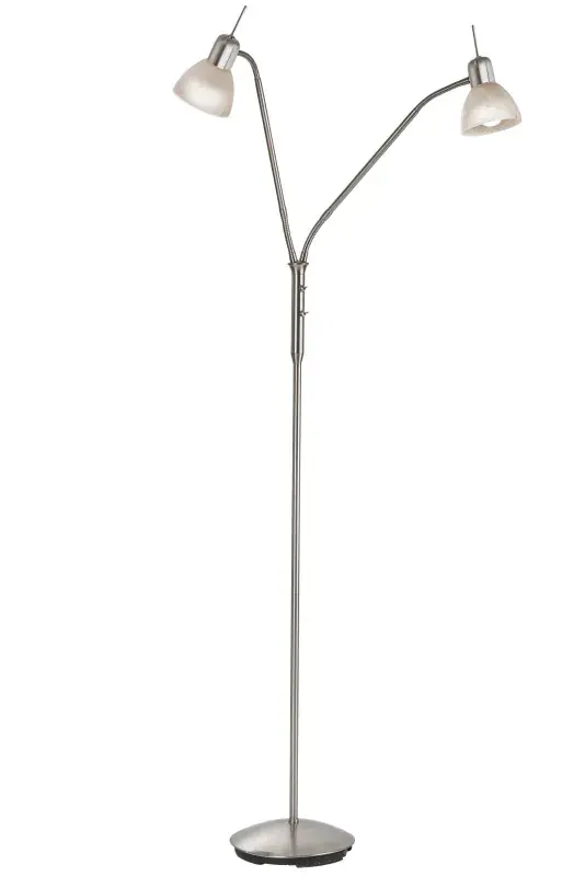 Globo Stehleuchte Daytona 150 cm nickel matt