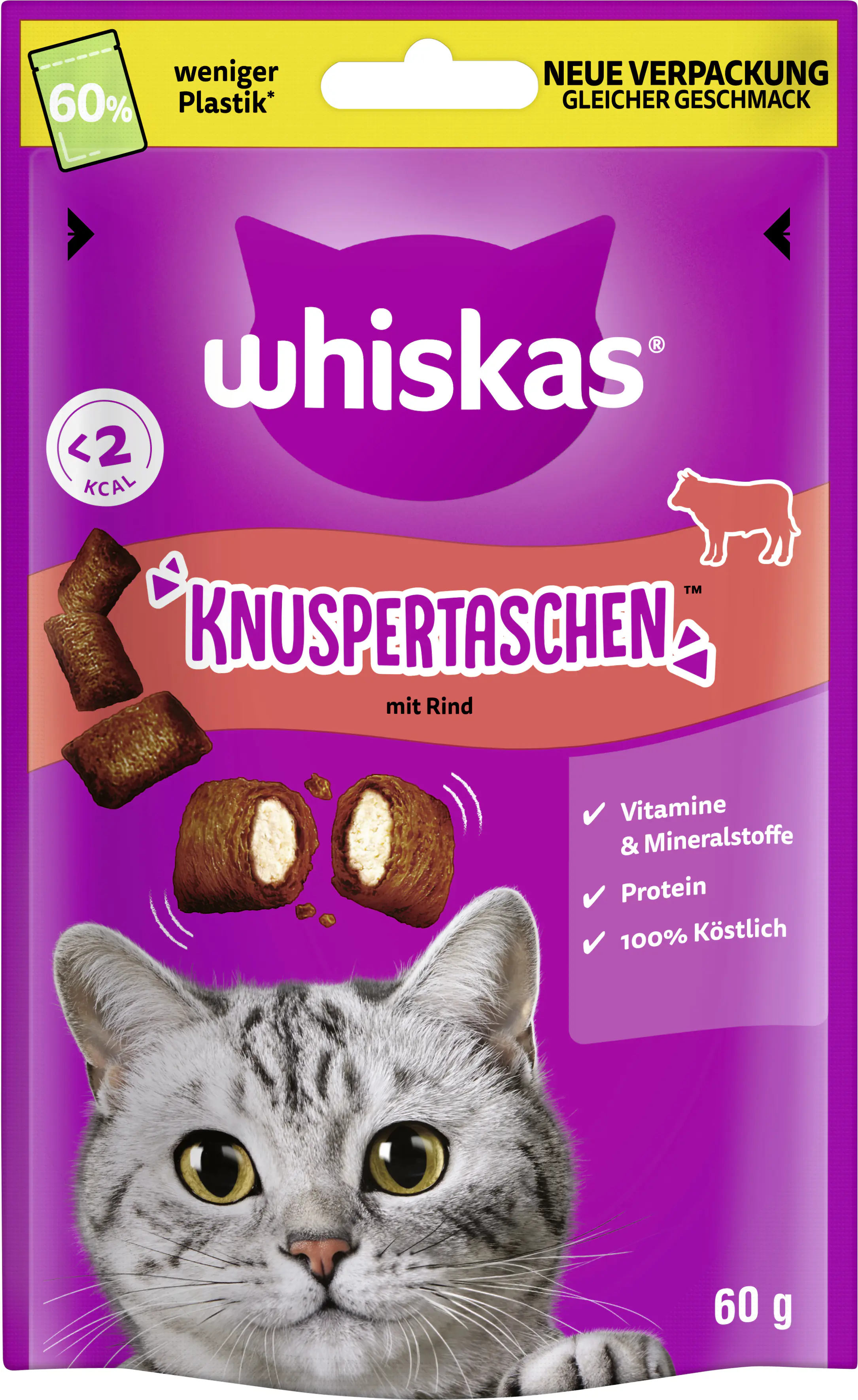 Whiskas Katzensnack 60 g Rind 