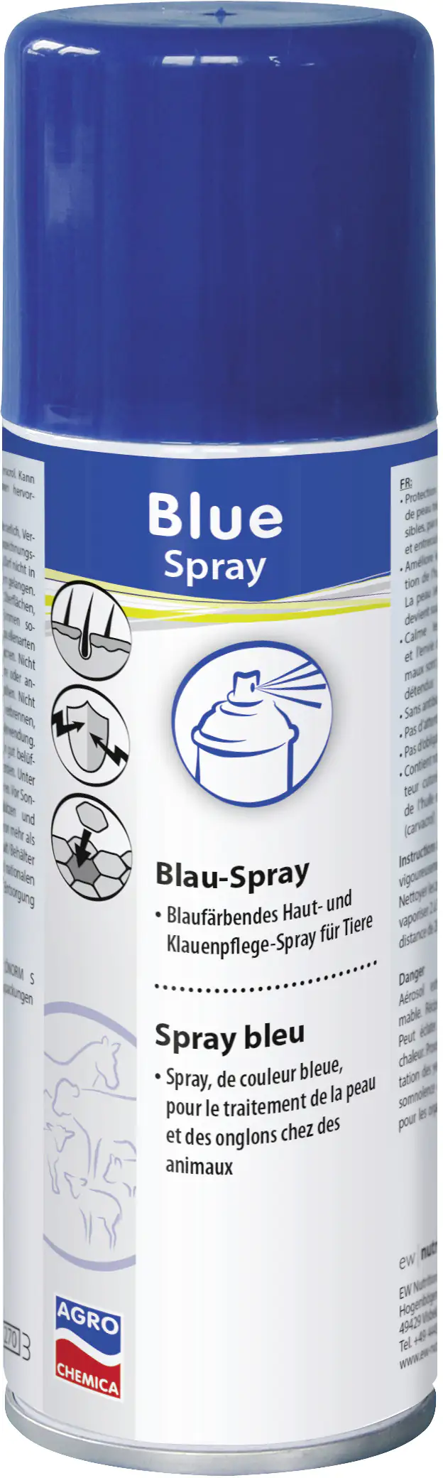 Agrochemica Hautpflege Bluespray 200ml