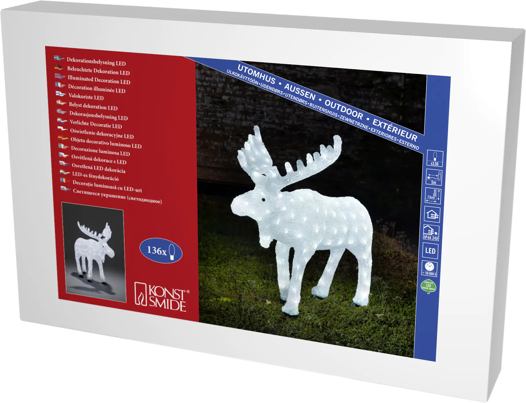 Konstsmide LED Acryl Elch