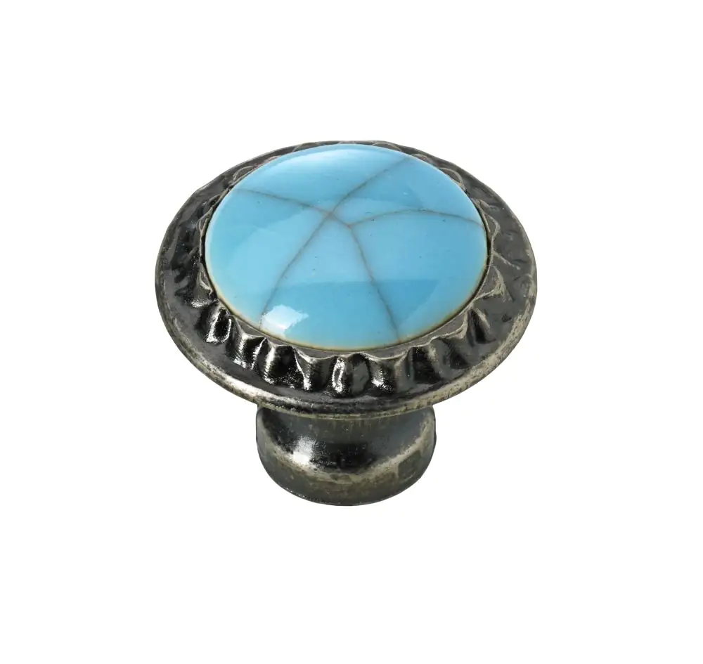 Hettich Möbelknopf Zinkdruckguss brüniert Ø 27,0 mm - 1 Stück