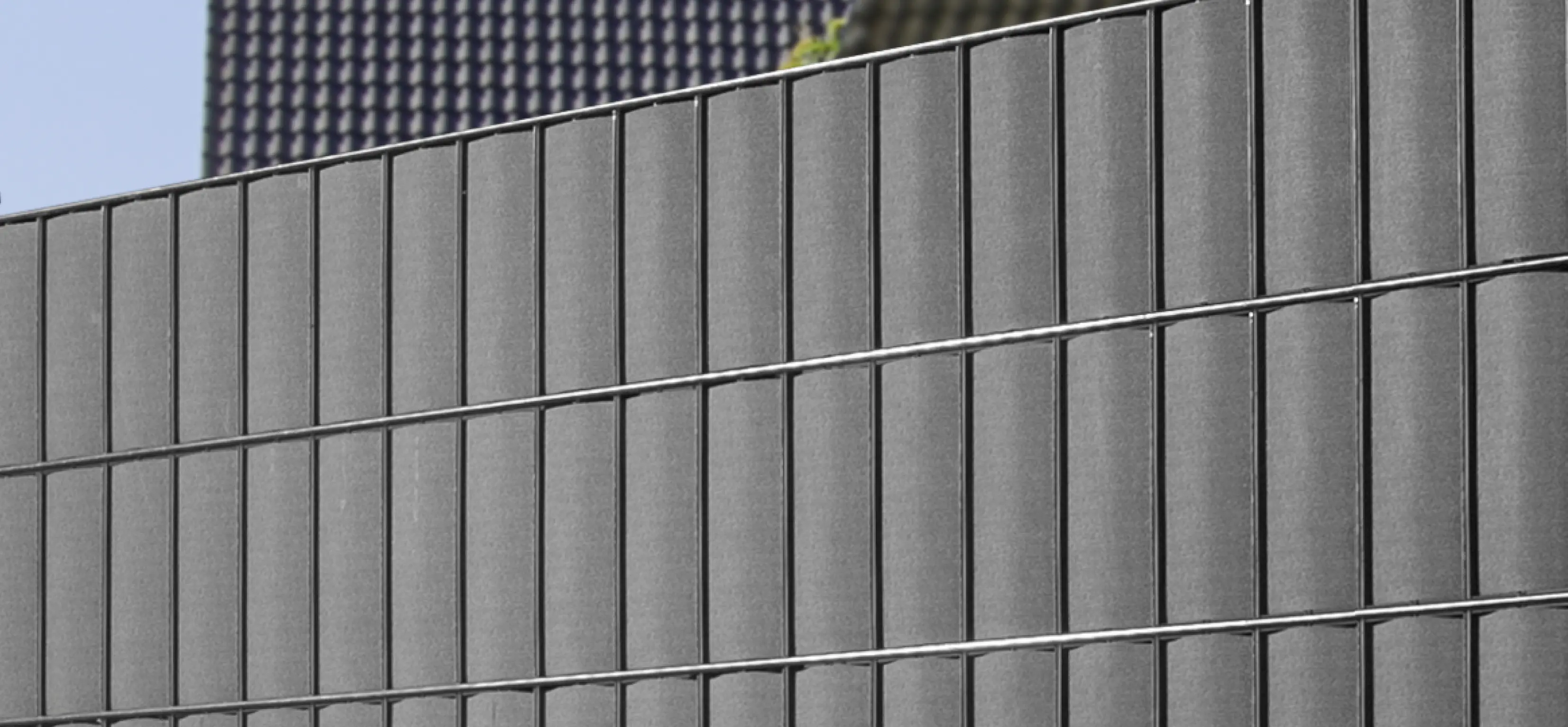 Floraworld Sichtschutzstreifen 201,5 x 19 cm anthrazit - 5 Stk.