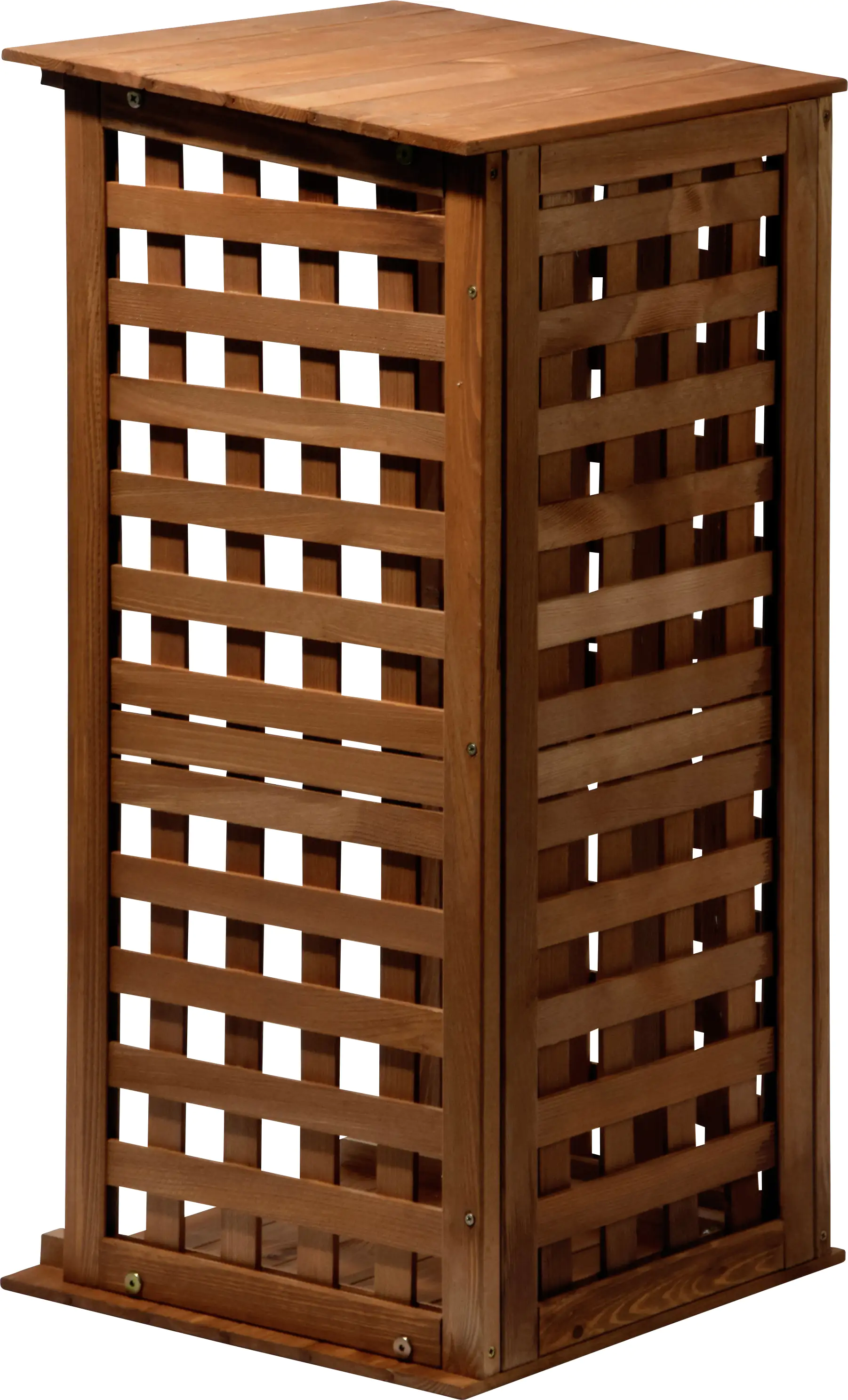 Dobar Kaminholzregal für innen und außen braun 39 x 39 x 85 cm Dobar Kaminholzregal für innen und außen braun 39 x 39 x 85 cm