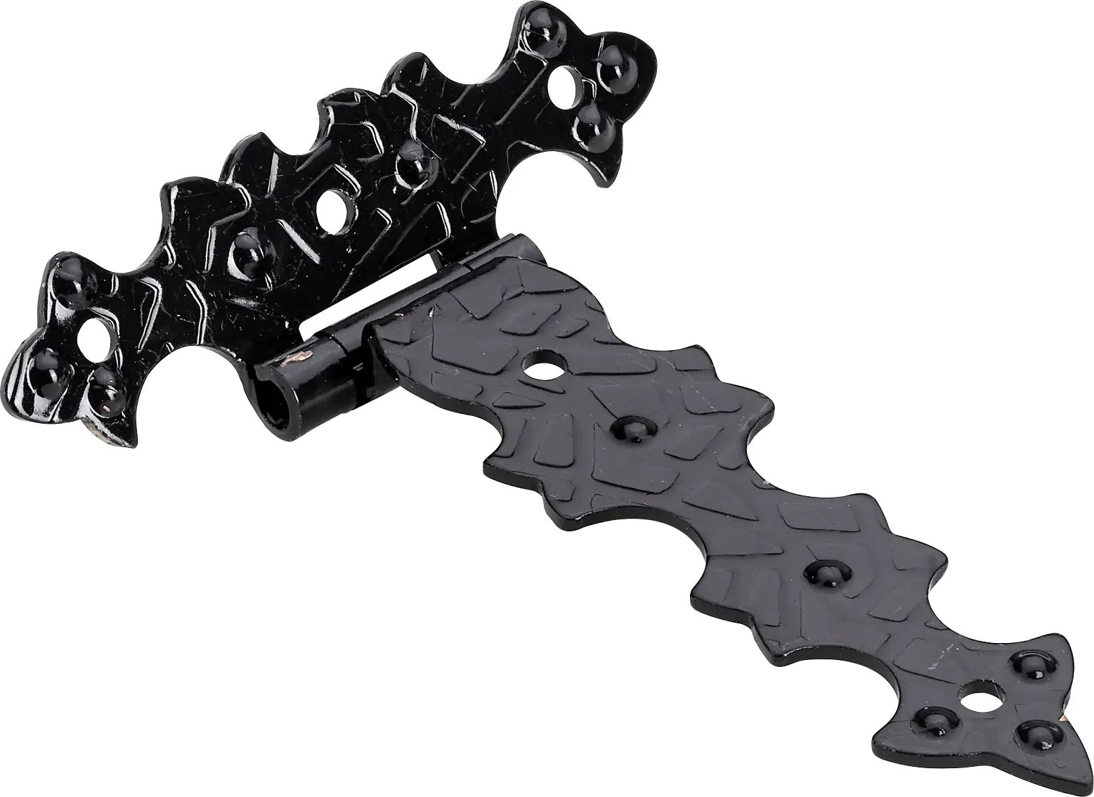 Hettich Scharnier Stahl gekröpft 80 x 69 mm schwarz 