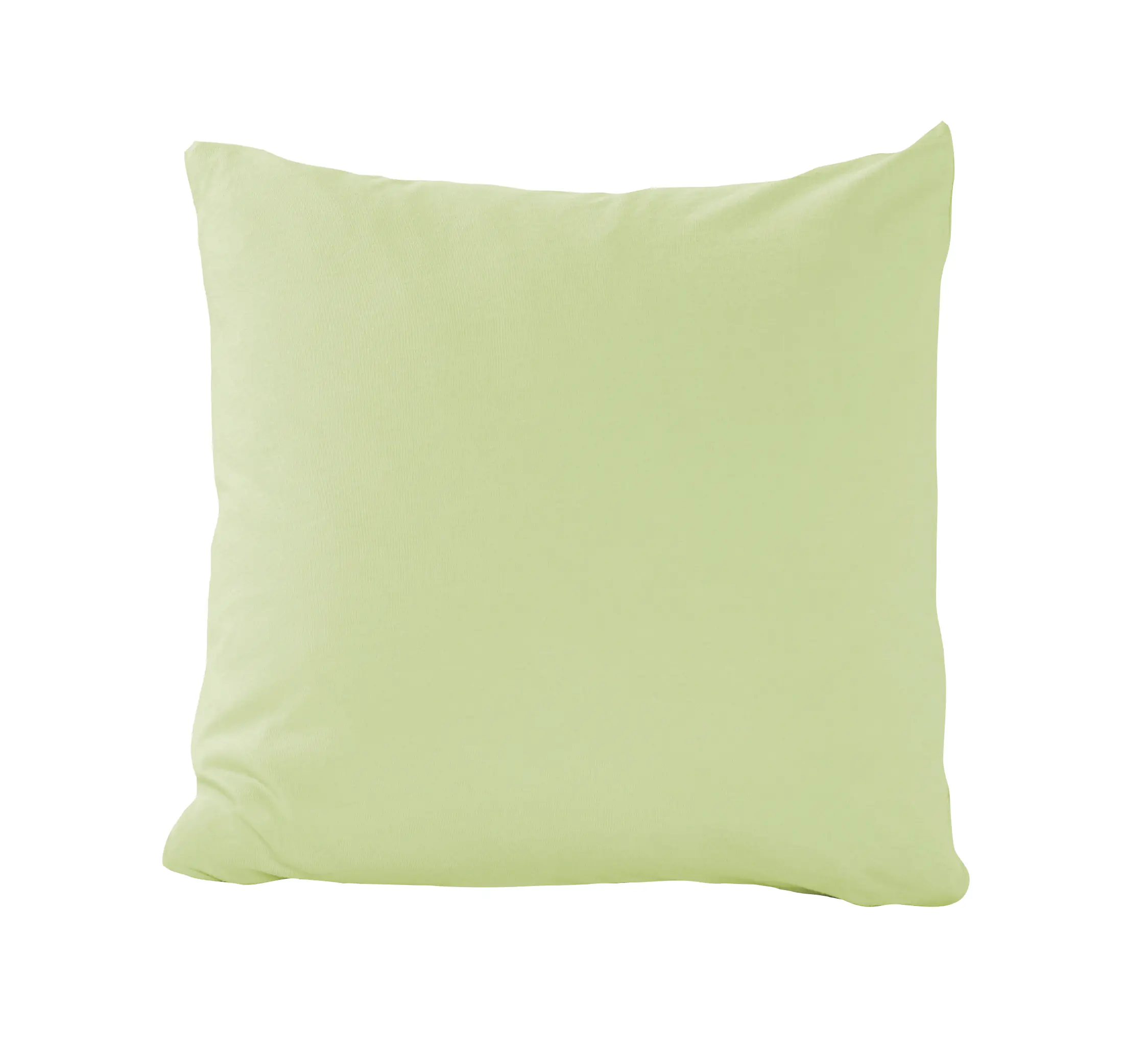Mako Kissenbezug Feinjersey 40 x 40 cm limone