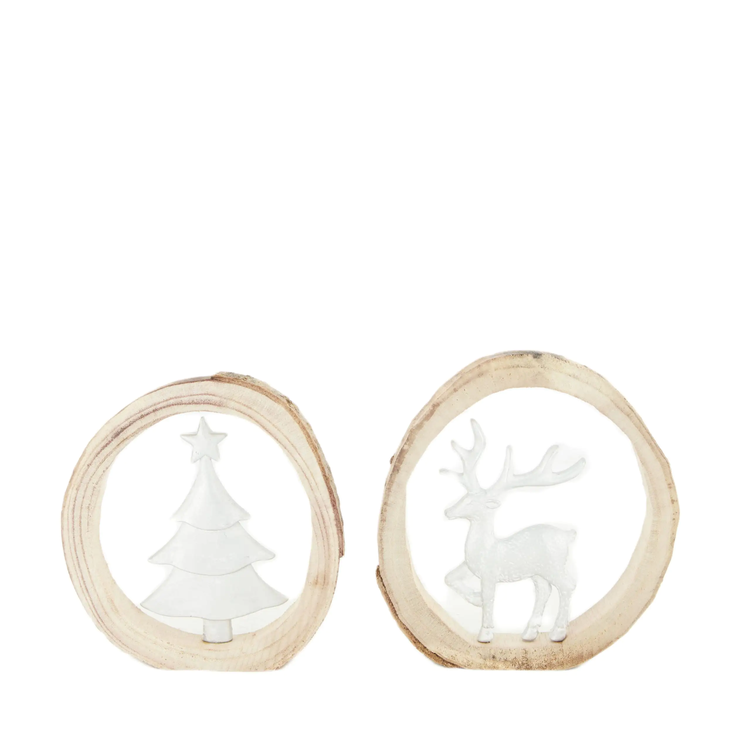 Dijk Statue Baum/Hirsch 15 x 2 x 16 cm