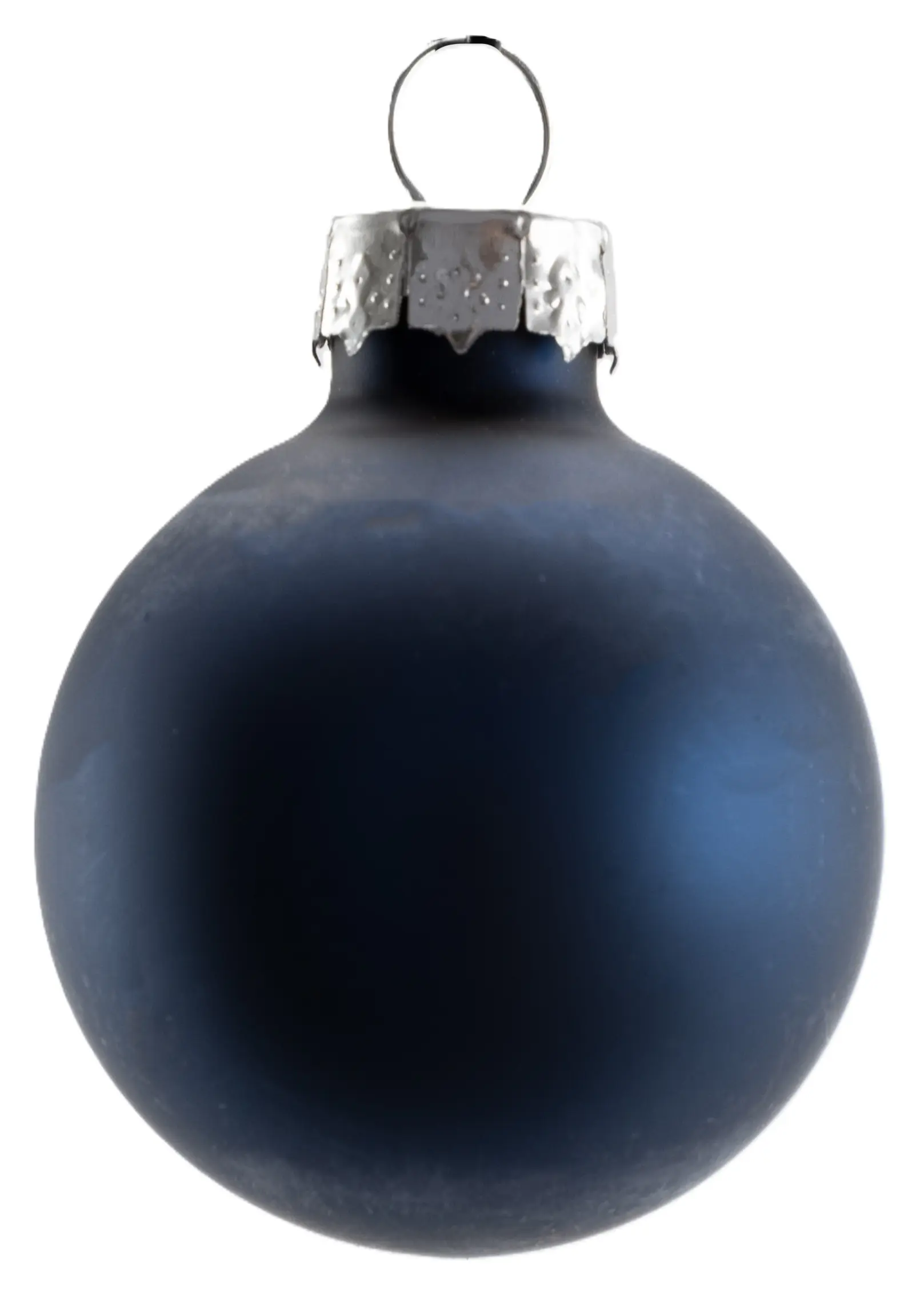 TrendLine Mini-Christbaumkugeln aus Glas Ø 3,5 cm nachtblau 16 Stück