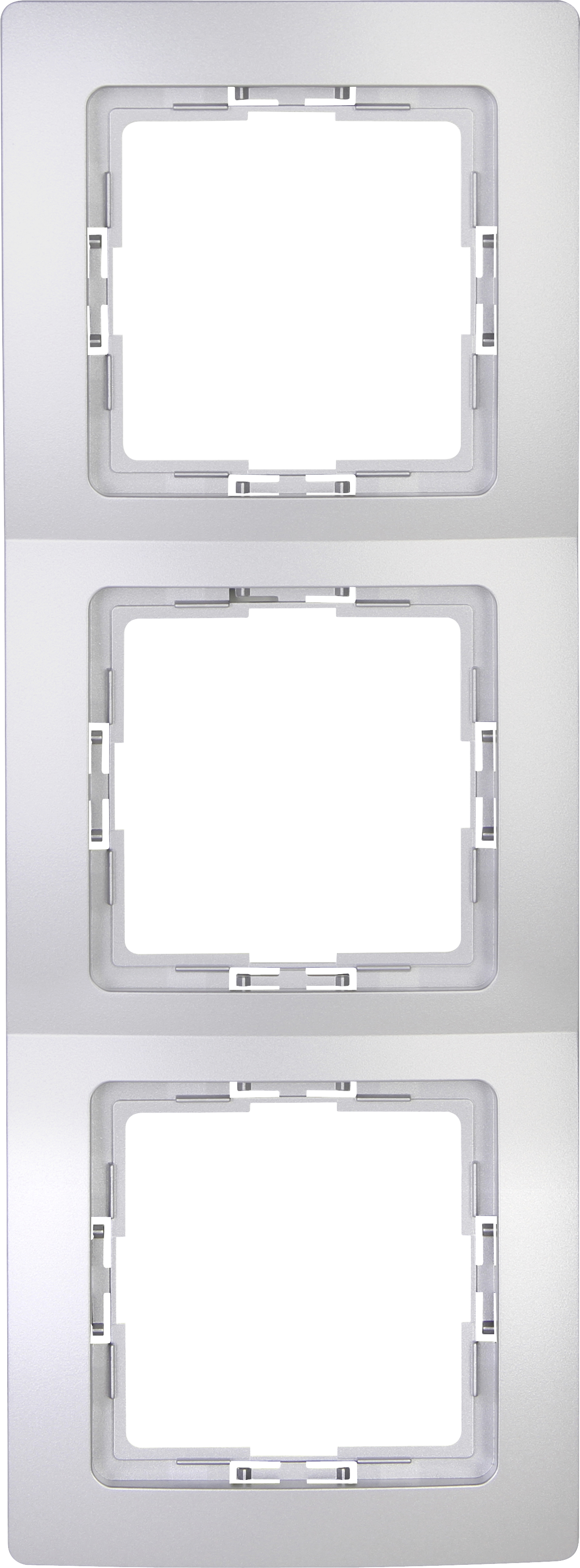 Kopp Abdeckrahmen 3-fach Paris silber, 308620061