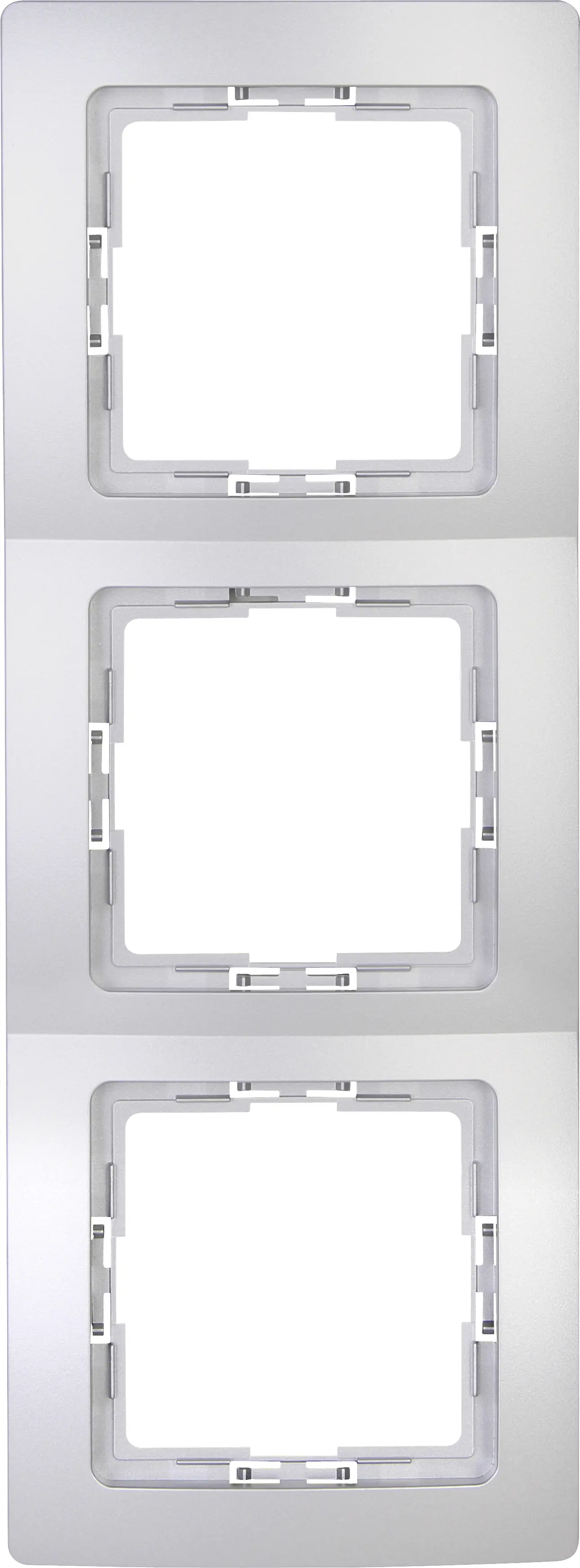 Kopp Abdeckrahmen 3-fach Paris silber, 308620061