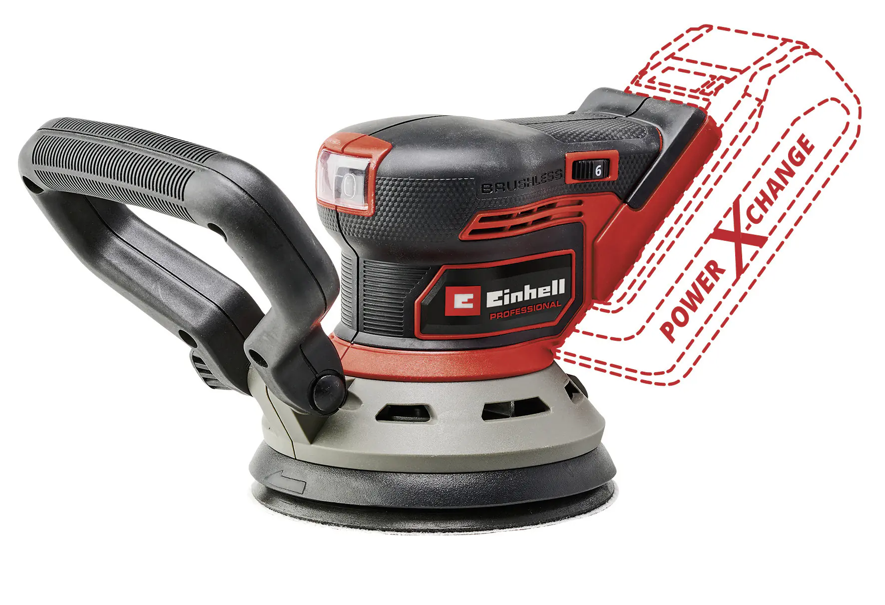 Einhell Professional Akku-Exzenterschleifer TP-RS 18/32 Li BL Solo Einhell Professional Akku-Exzenterschleifer TP-RS 18/32 Li BL Solo