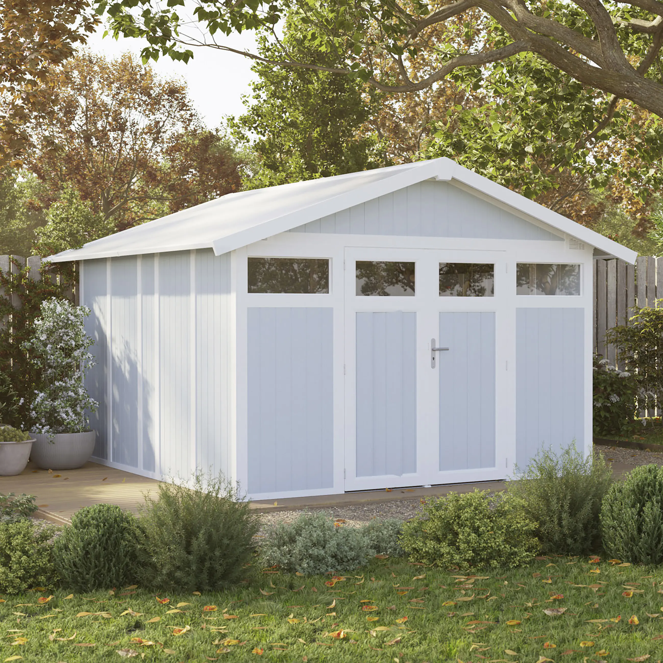Grosfillex Gartenhaus Utility V 11 370 x 407 cm (inkl. Dachüberstand) Grosfillex Gartenhaus Utility V 11 370 x 407 cm (inkl. Dachüberstand)