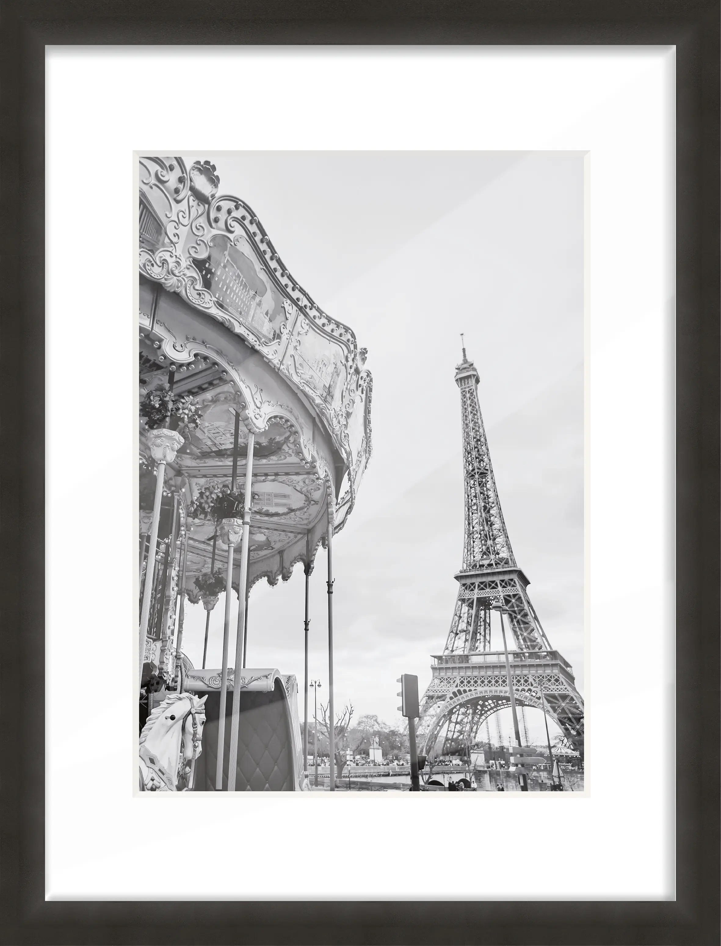 Alu Bilderrahmen Premium schwarz 30 x 40 cm