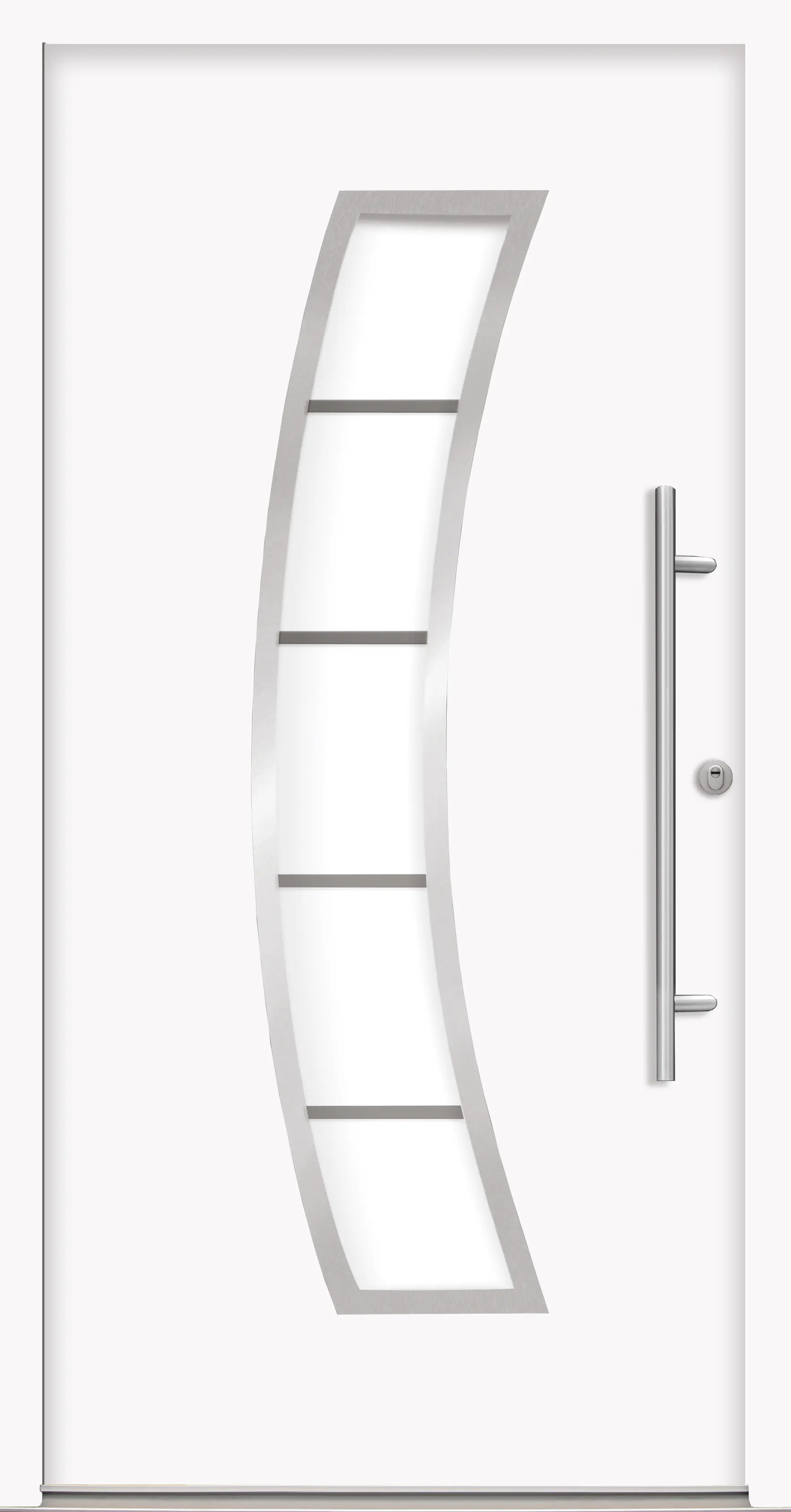 Splendoor Haustür Passivedoor Premium P14 RC2 Weiß DIN Rechts 110 x 210 cm