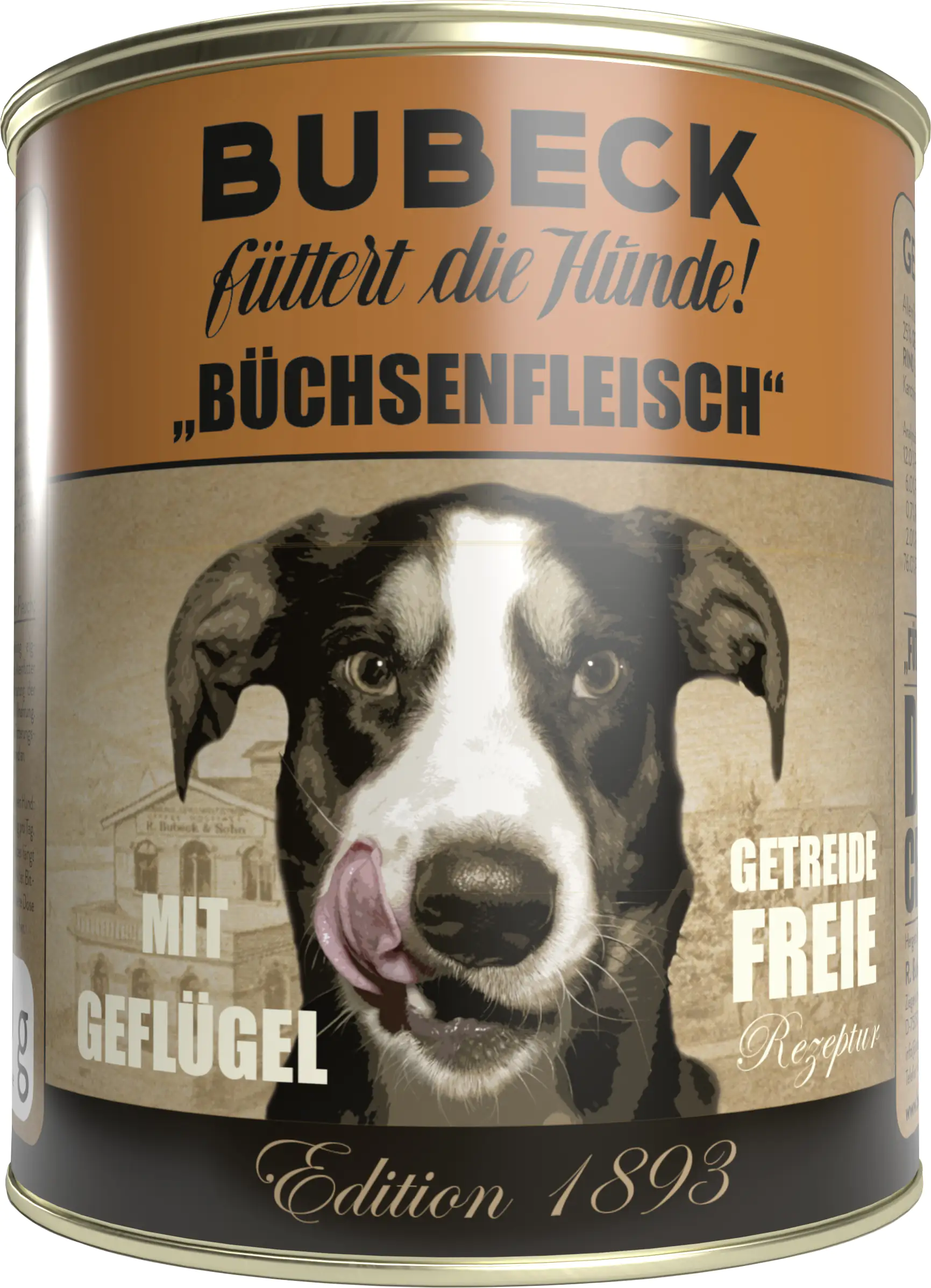 Bubeck Adult Büchsenfleisch Geflügel Hundefutter 800 g Bubeck Adult Büchsenfleisch Geflügel Hundefutter 800 g