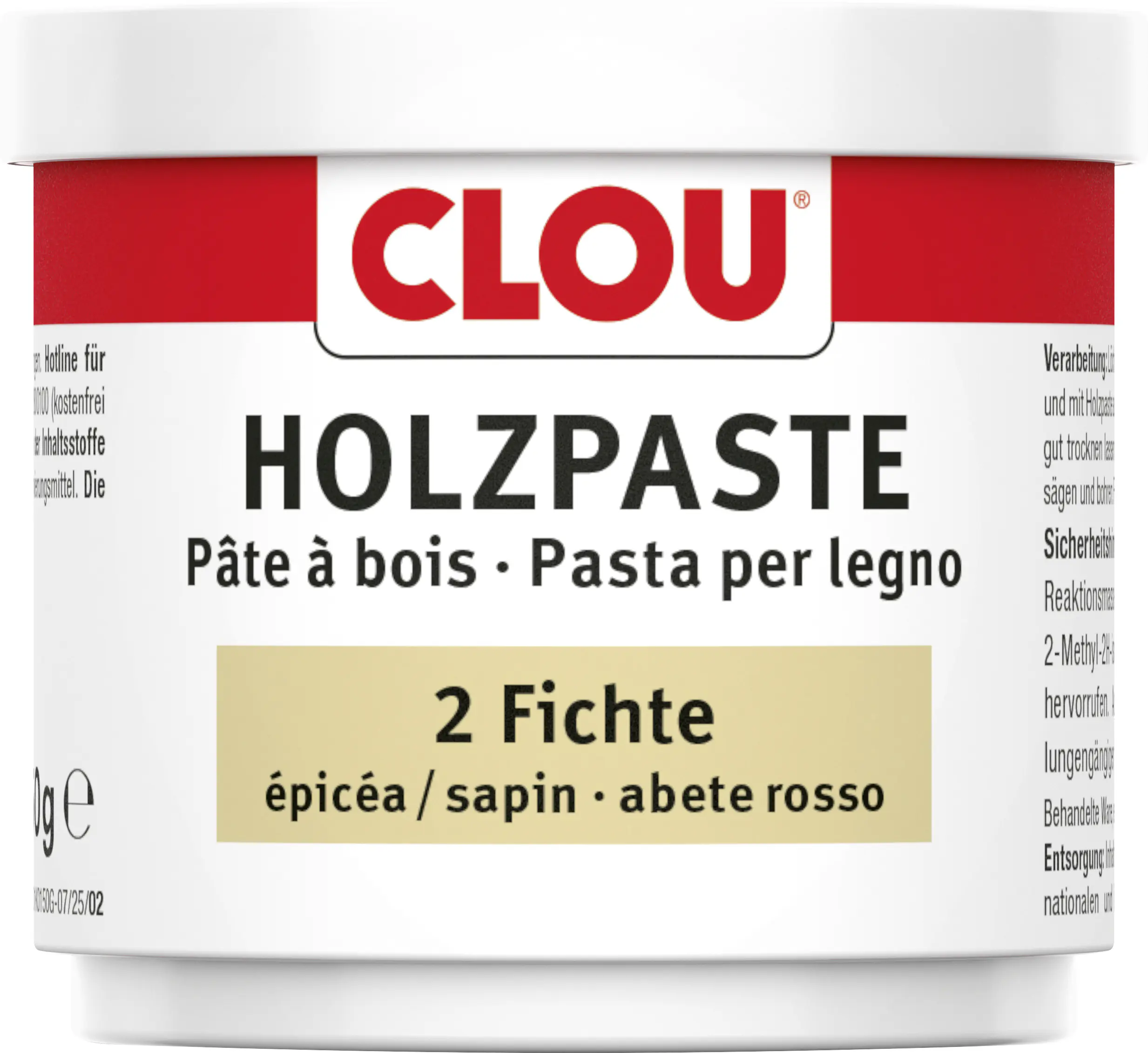 Clou Holzpaste 150 g fichte