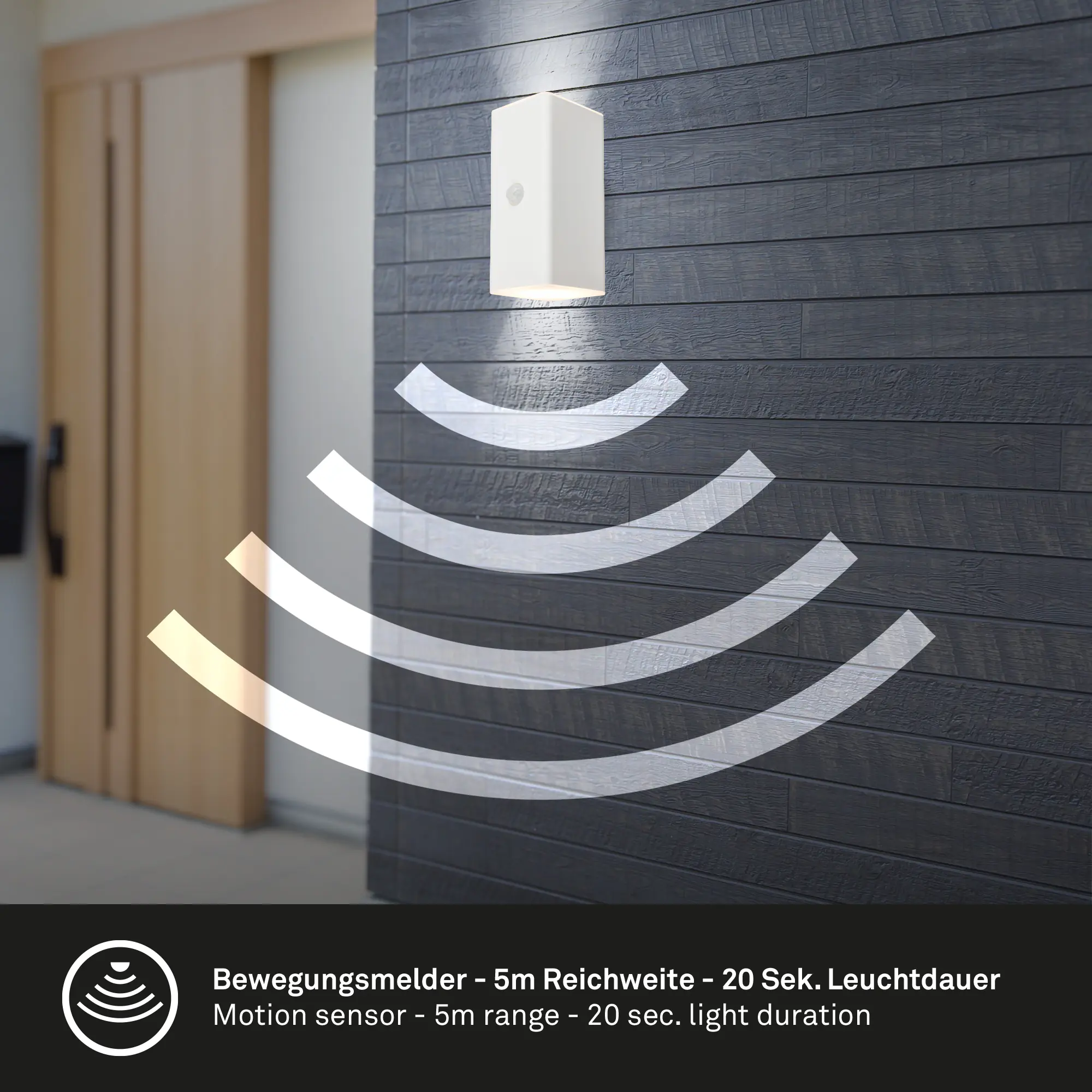 Briloner LED Akku-Außenwandleuchte Kuni 6W weiß warmweiß Briloner LED Akku-Außenwandleuchte Kuni 6W weiß warmweiß