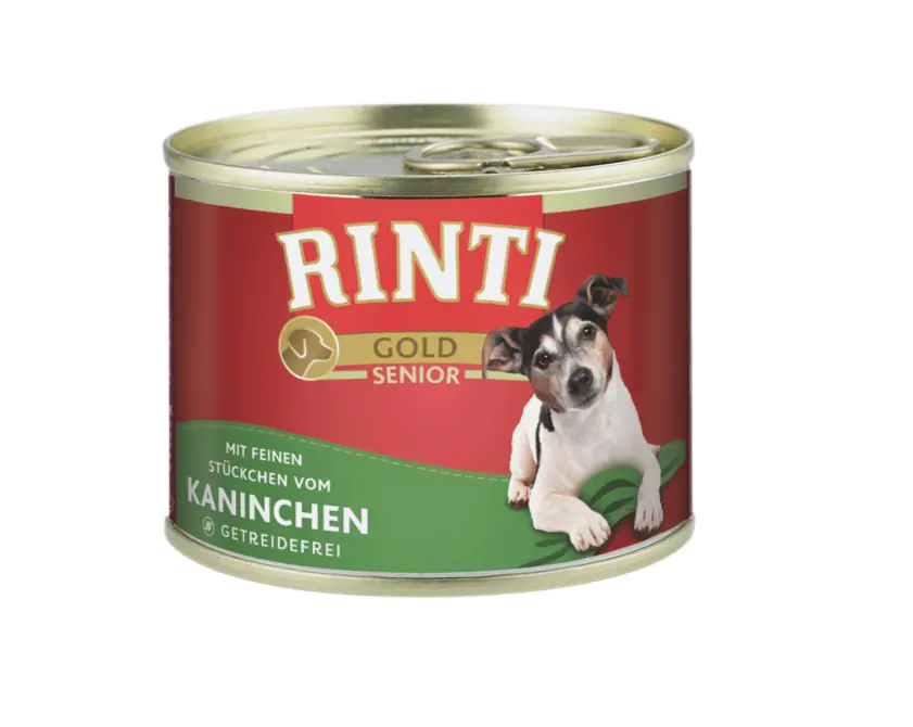 Rinti Hundenassfutter Gold Senior Kaninchen 185 g