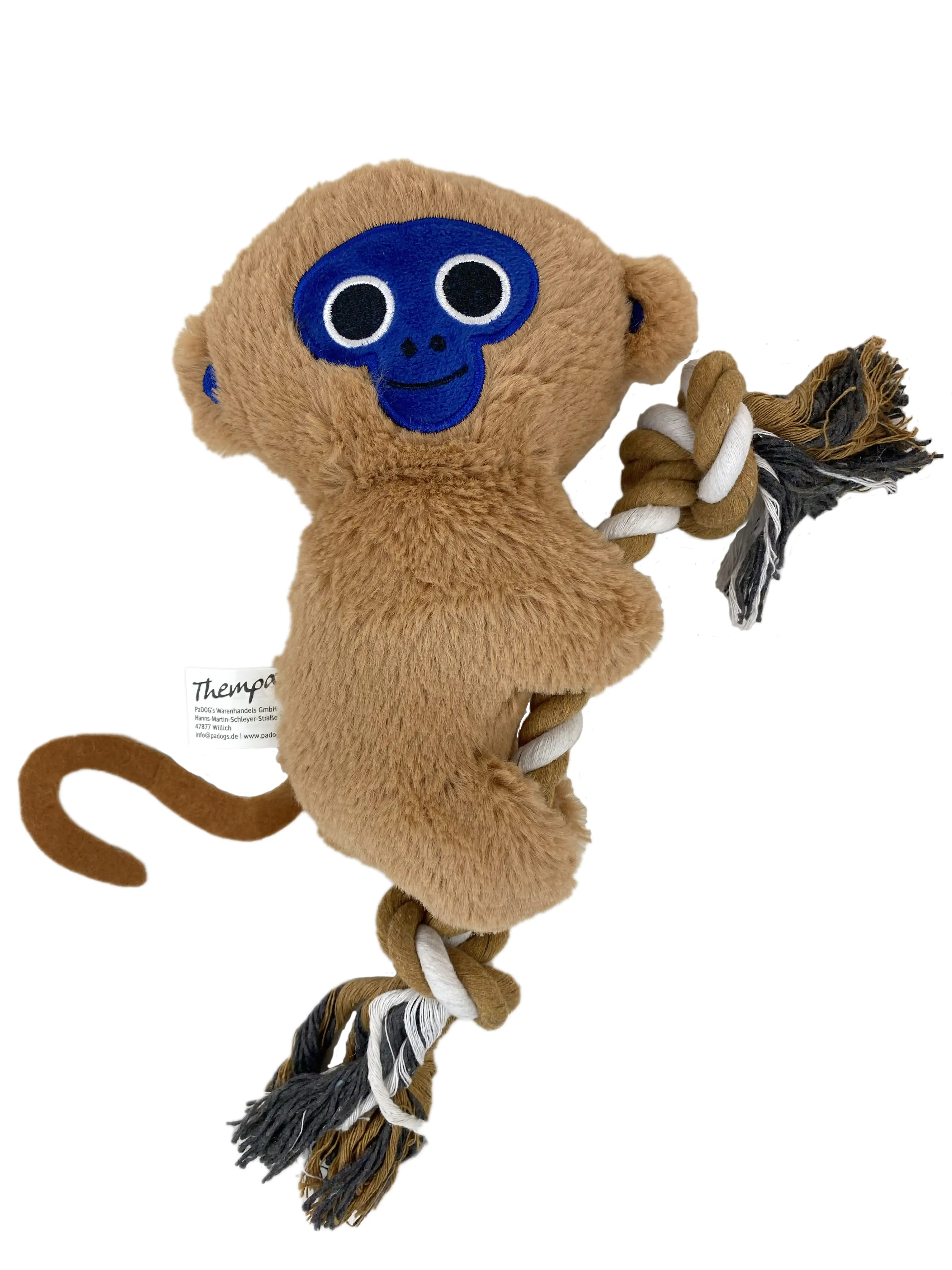 Thempa Hundespielzeug Plüschtier mit Stimme Affe  Thempa Hundespielzeug Plüschtier mit Stimme Affe