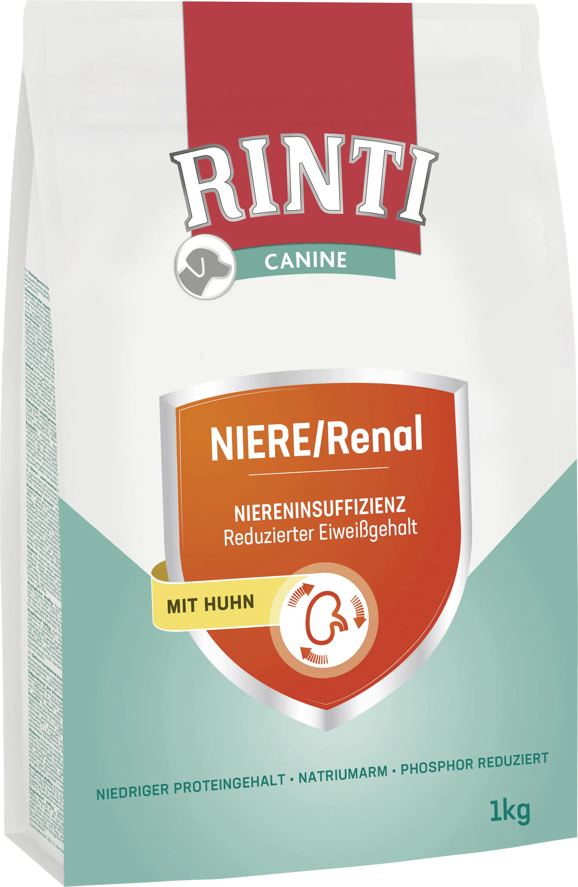 Rinti Canine Hundetrockenfutter Adult Light 1 kg Ente 