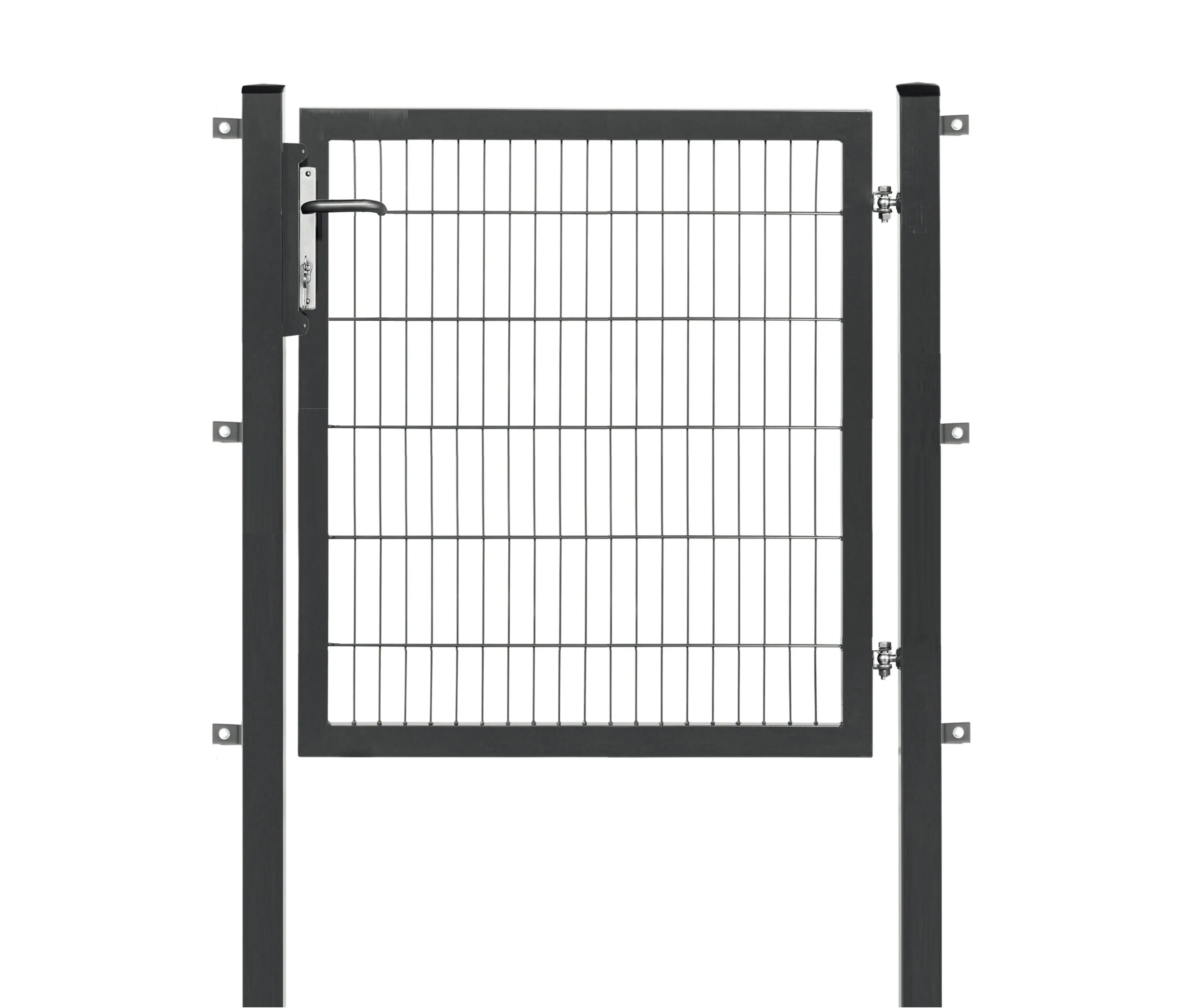 Floraworld Gartentor Premium Plus inkl. 2 Pfosten 120 x 120 cm anthrazit